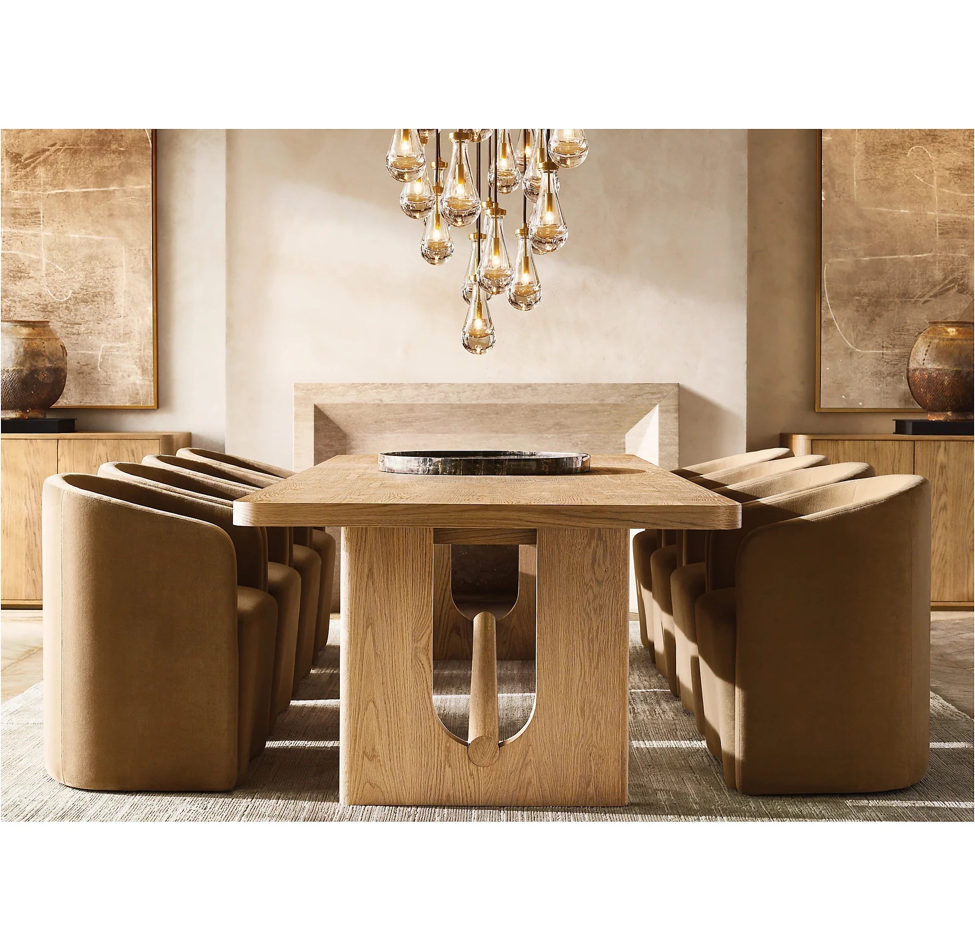 Raindrop Linear Chandelier – Ava