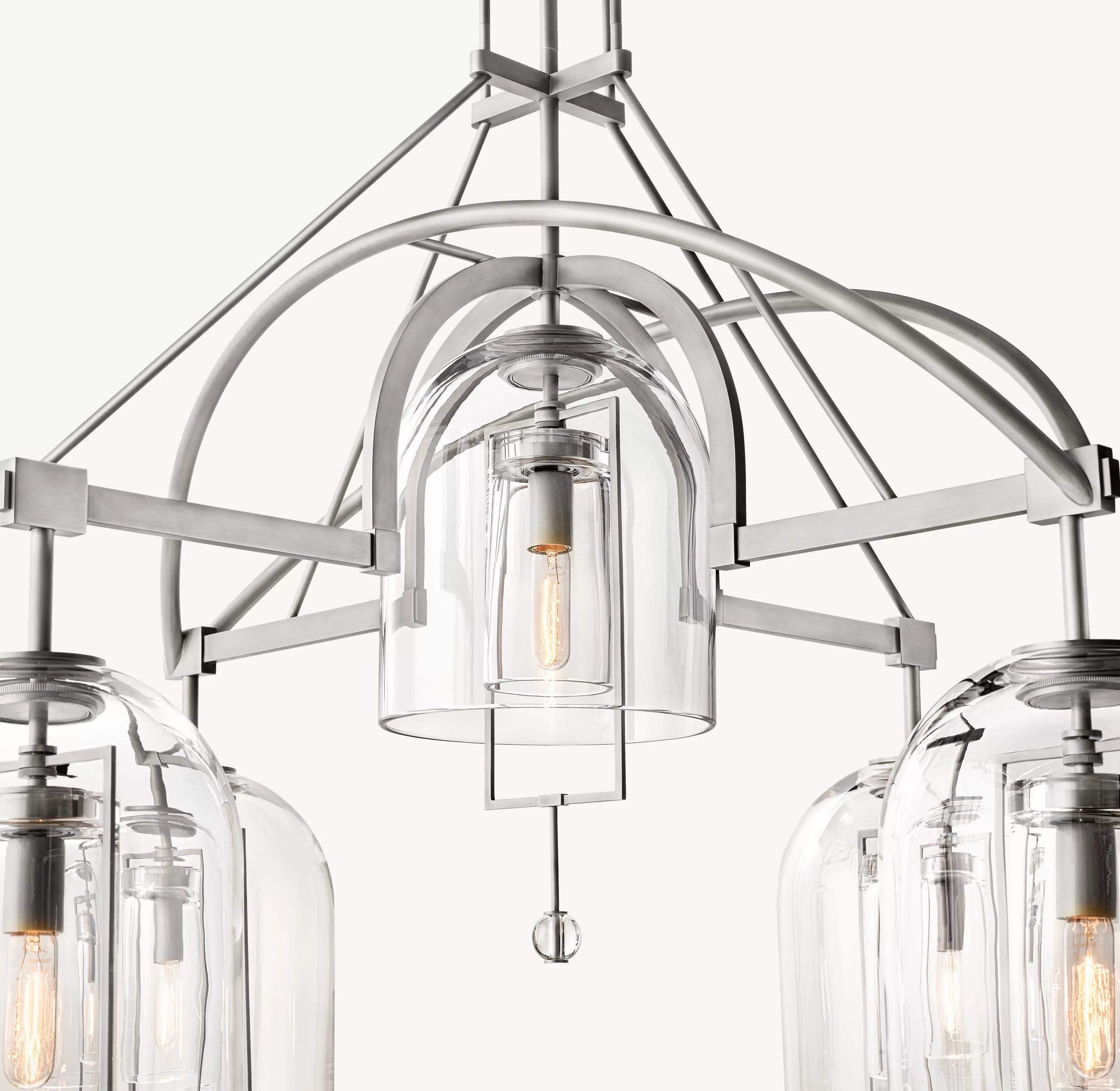 Bell Glass Chandelier - Fulcrum