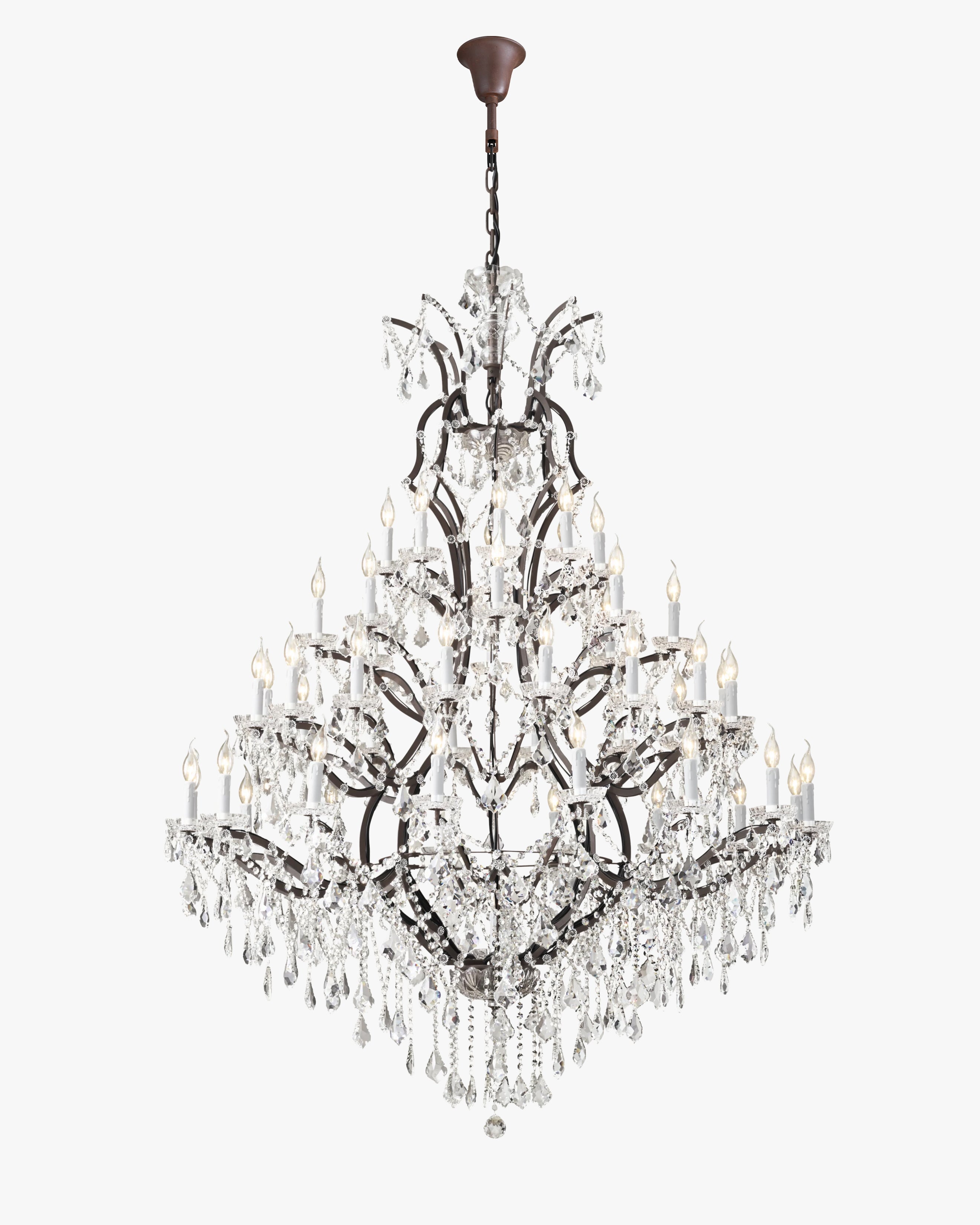 Candelabra Crystal Chandelier - Rococo