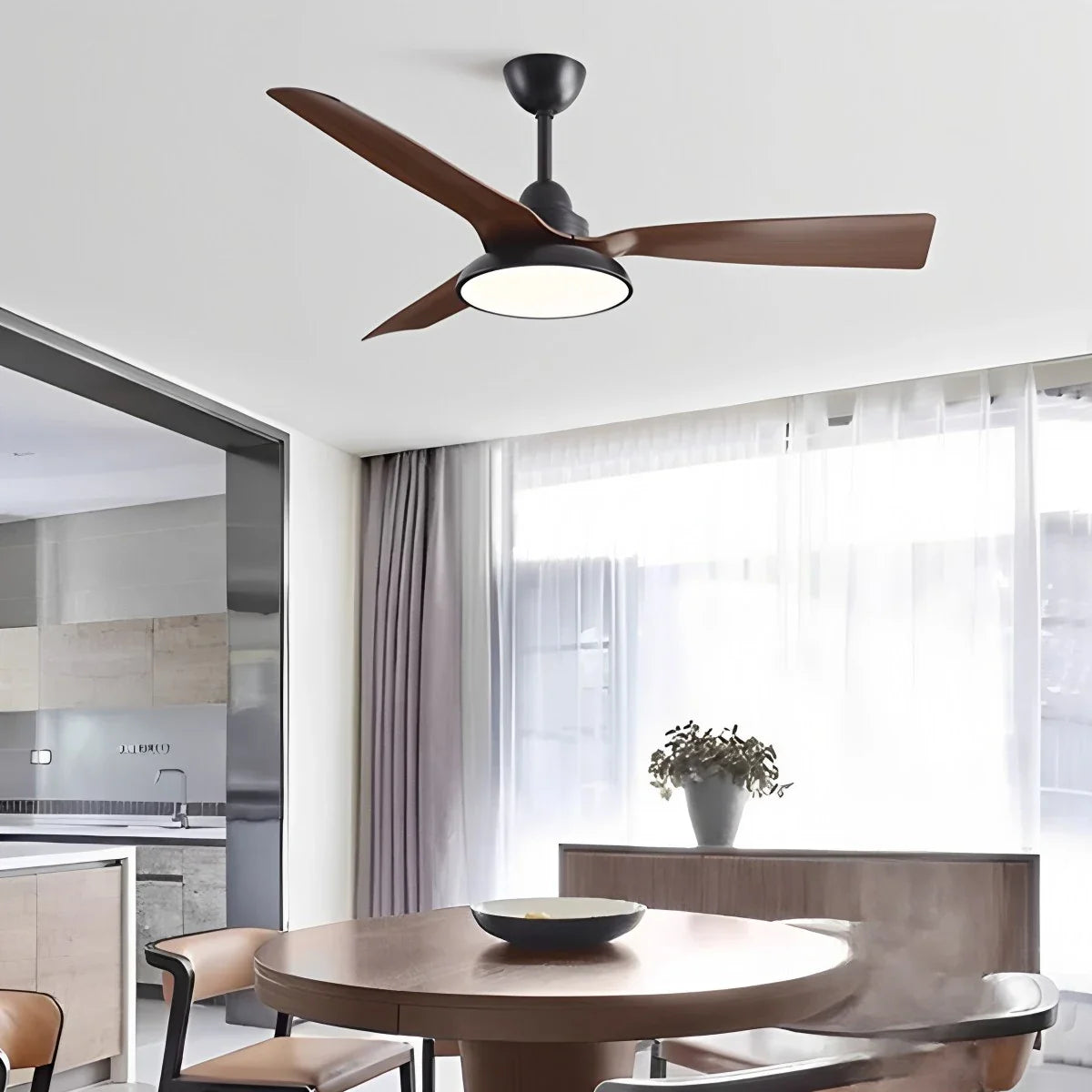 Amerikanischer Retro-Deckenventilator mit Beleuchtung