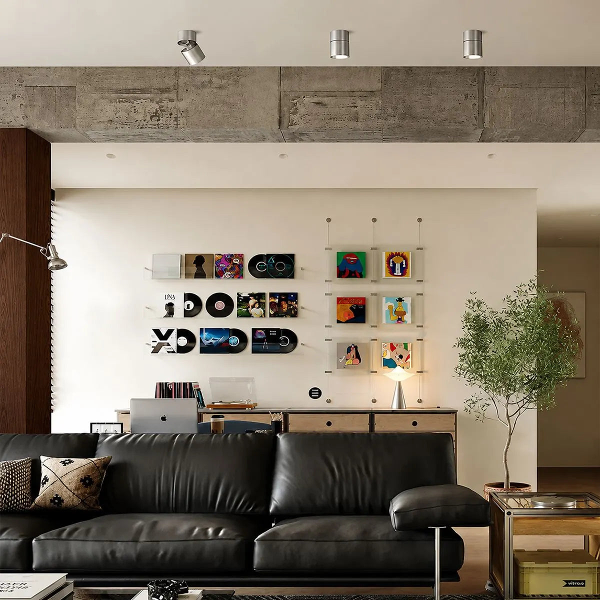 Bauhaus aufputzmontierbarer, klappbarer Strahler