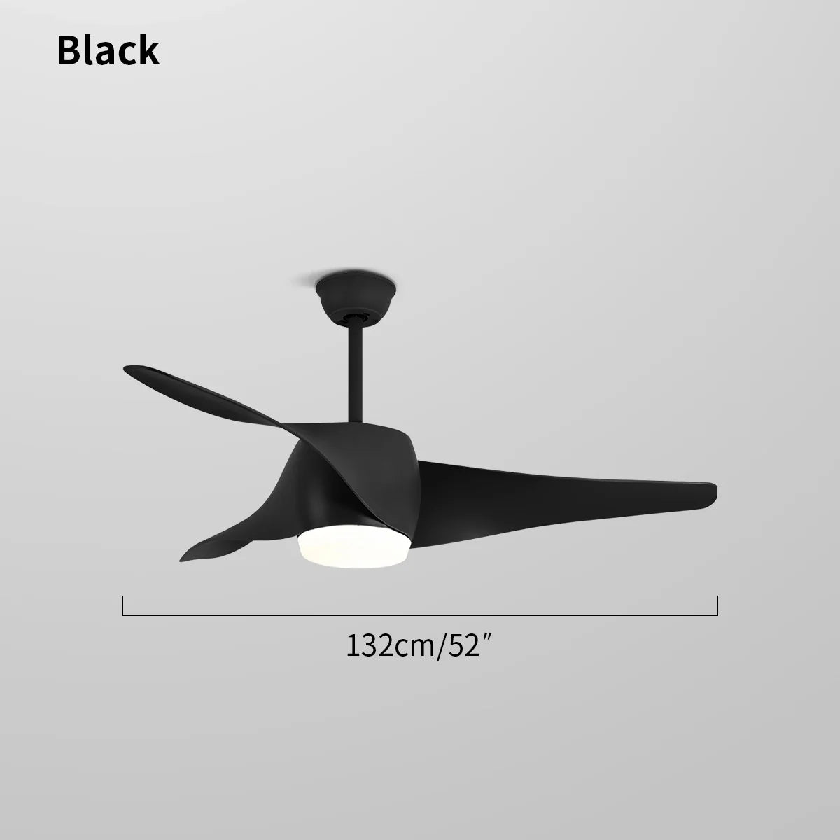 Propeller-Deckenventilatorleuchte für das Esszimmer