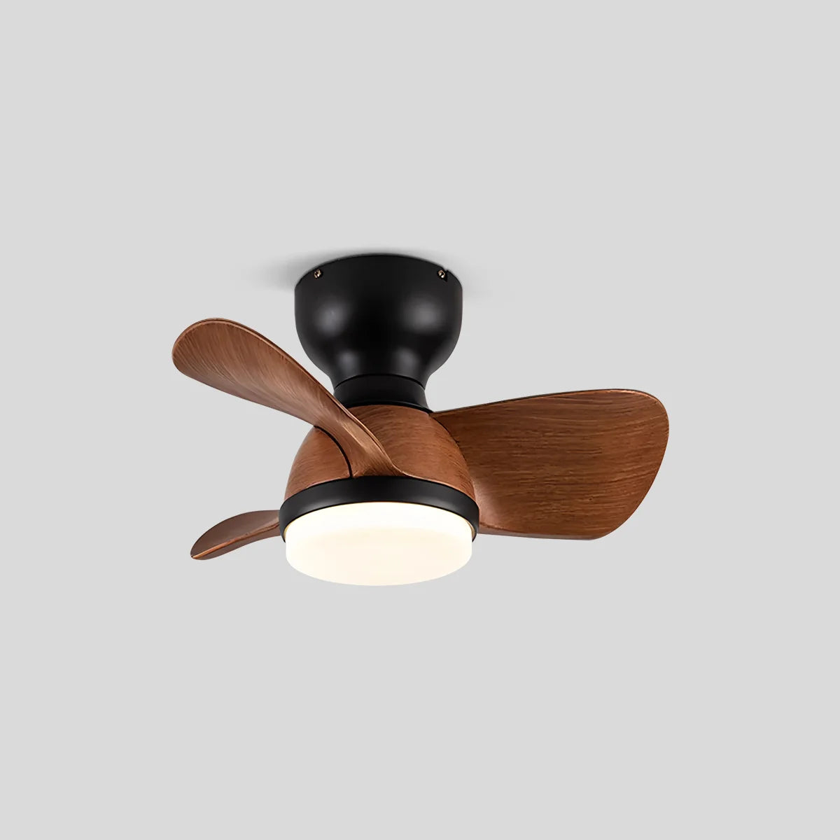 Kleiner Deckenventilator mit Beleuchtung (Aufputzmontage)