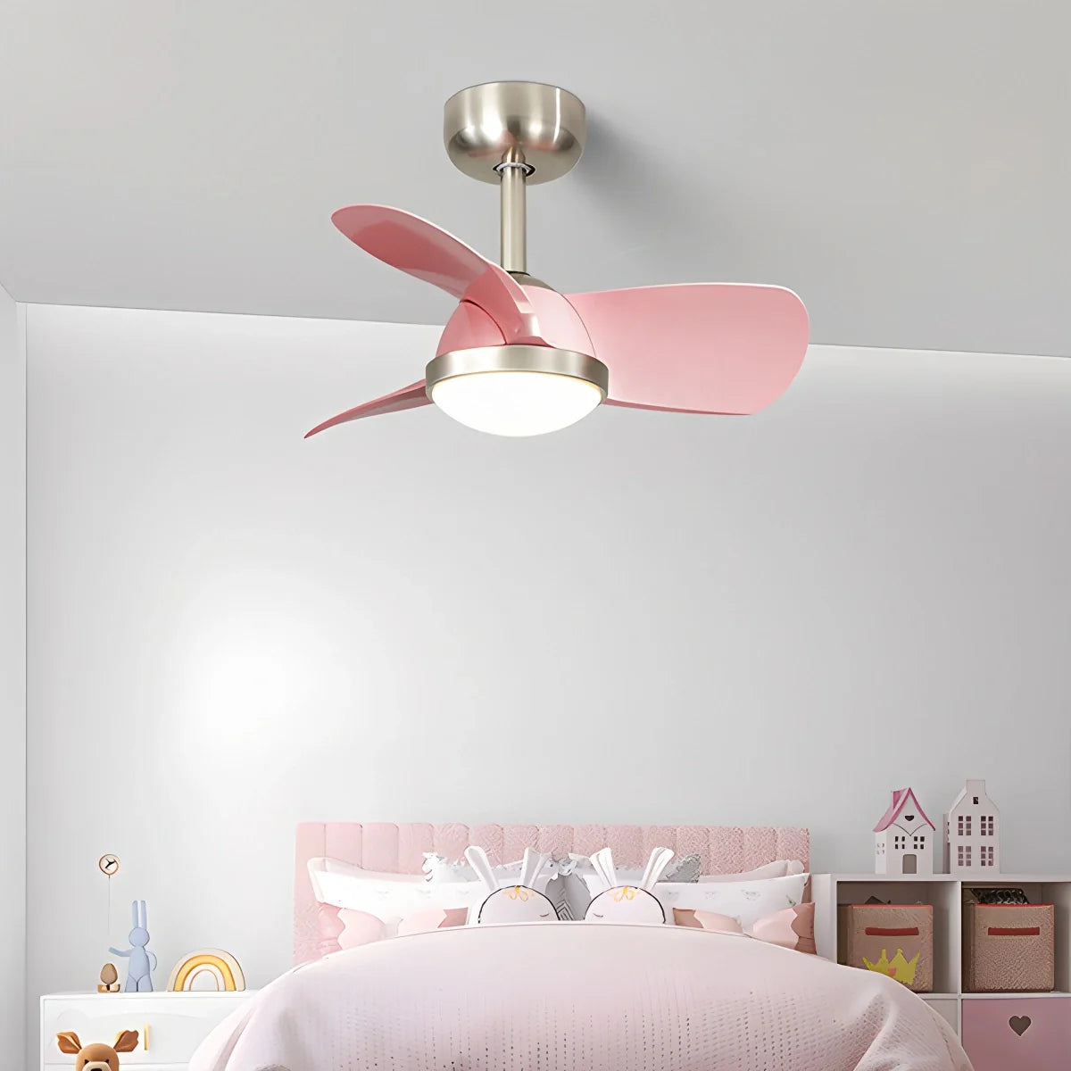 Einfache Deckenventilatorlampe für Kinderzimmer
