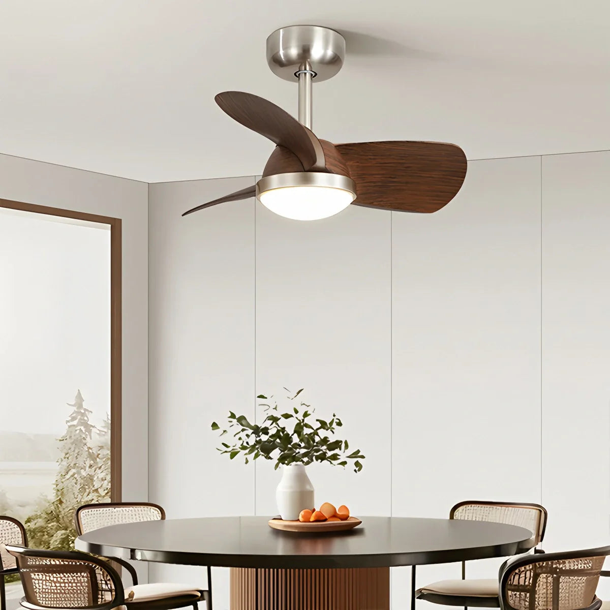 Einfache Deckenventilatorlampe für Kinderzimmer