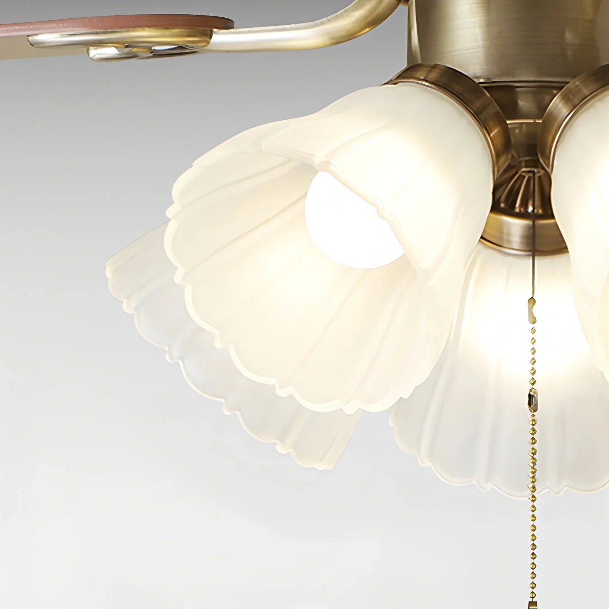 Amerikanische Retro Deckenventilatorlampe für Esszimmer