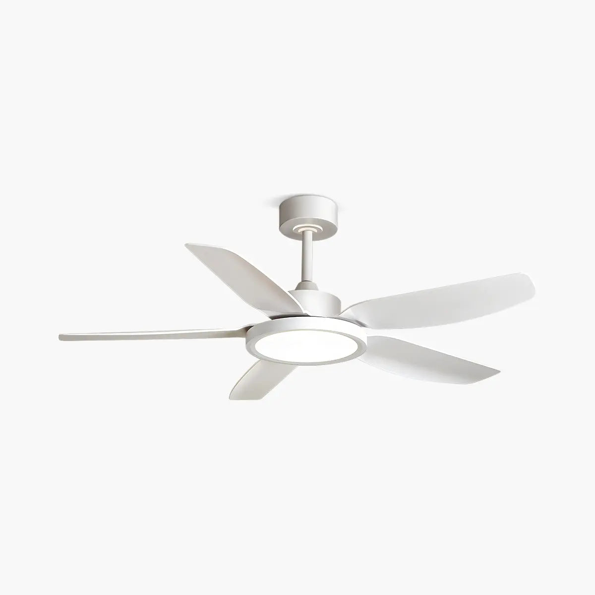 Antizer Modern White Ceiling Fans with Lights and Remote