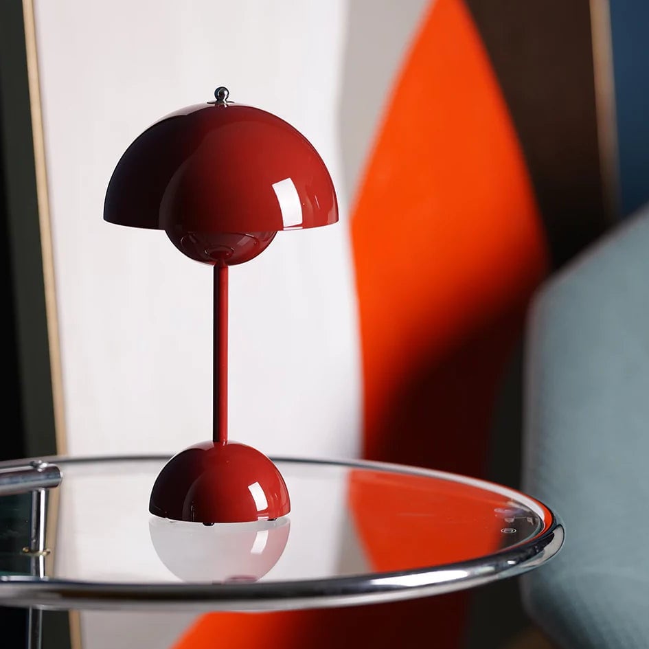 Modern Cordless Dome Table Lamp