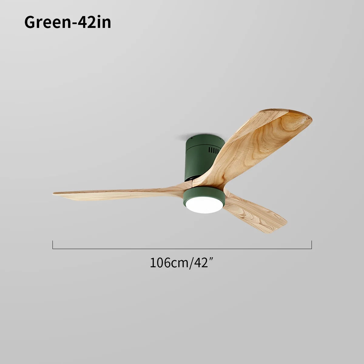 Deckenventilatorlampe im Mid-Century Modern Stil (Hugger)