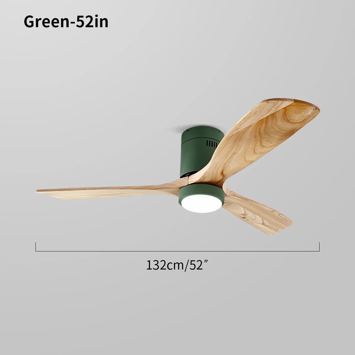 Deckenventilatorlampe im Mid-Century Modern Stil (Hugger)