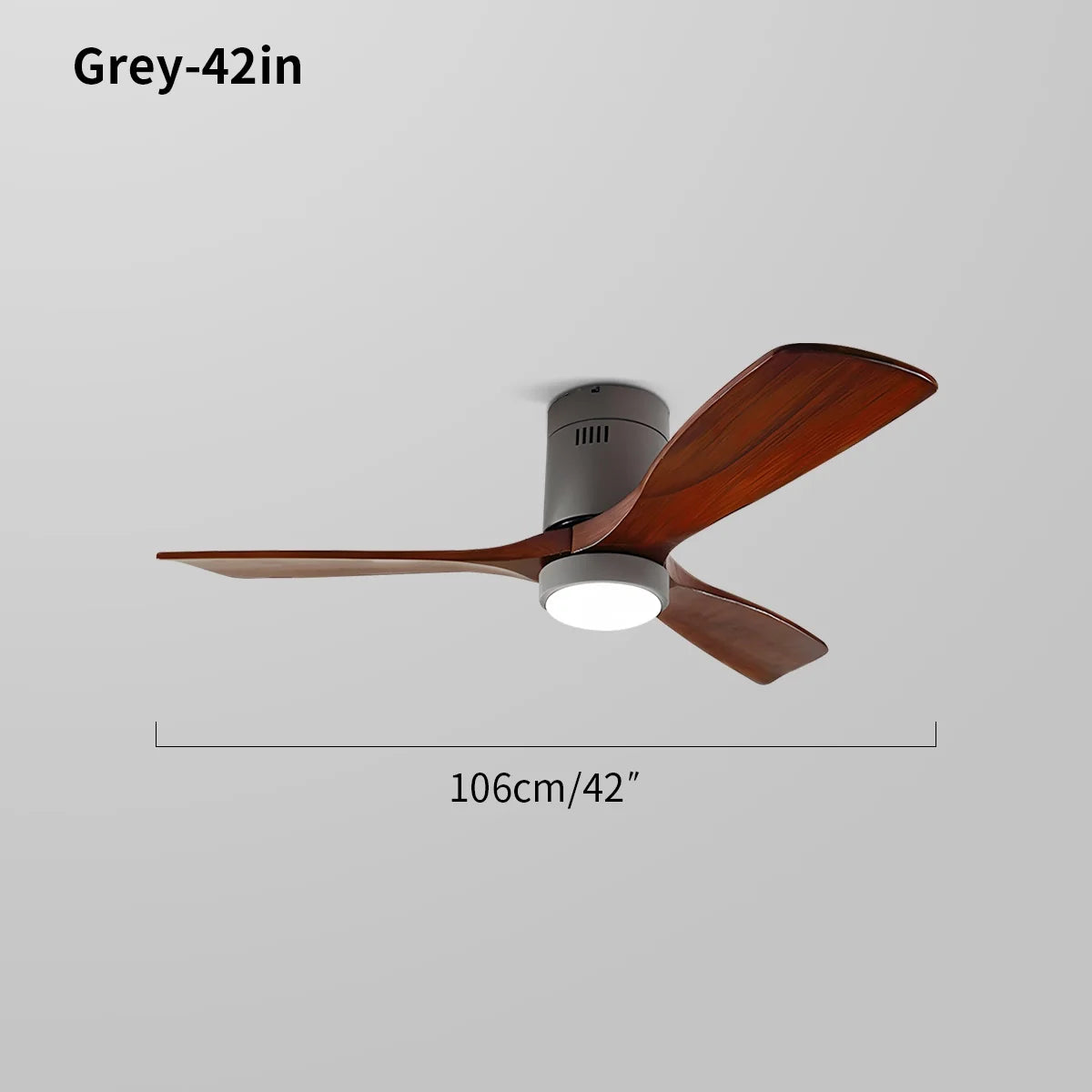 Deckenventilatorlampe im Mid-Century Modern Stil (Hugger)