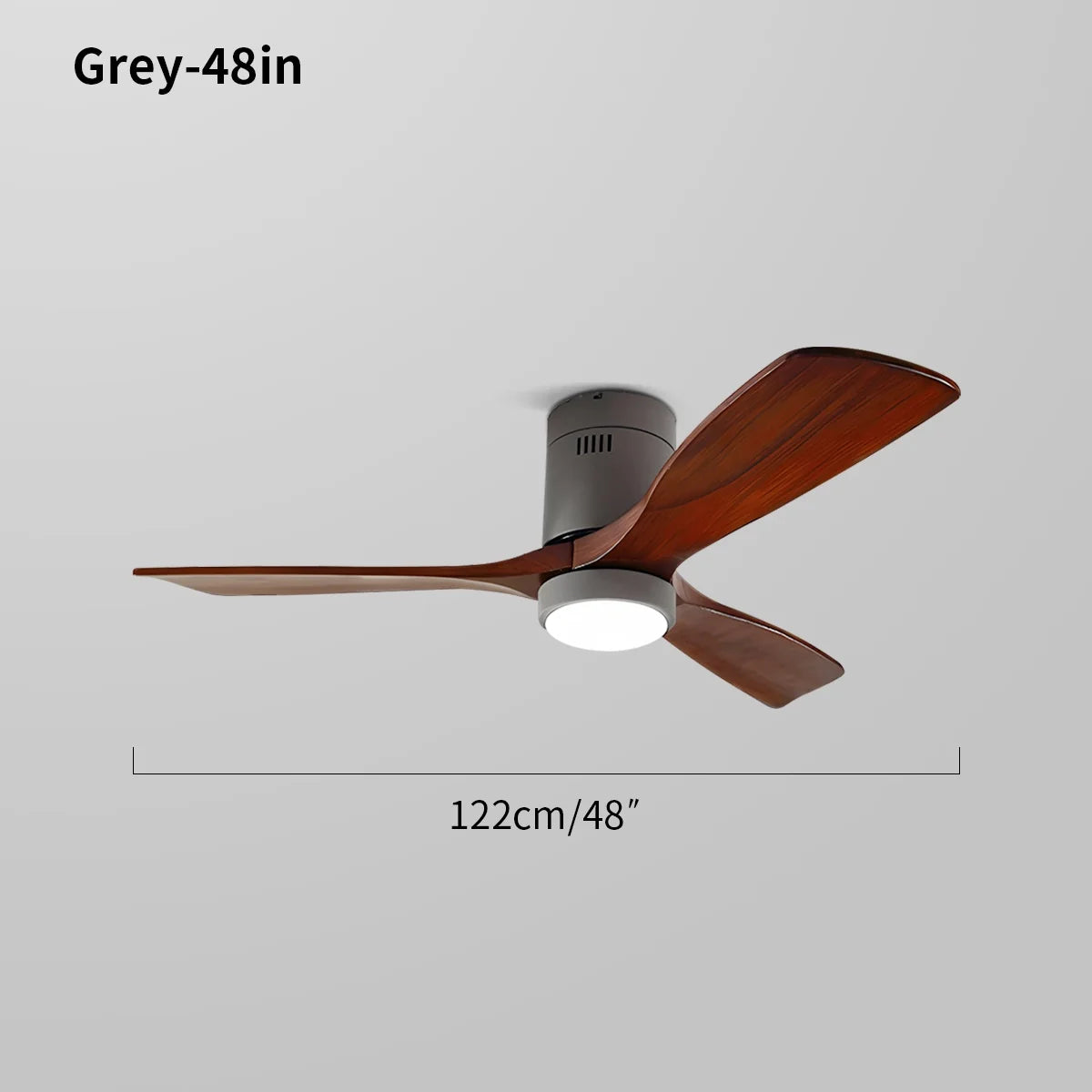 Deckenventilatorlampe im Mid-Century Modern Stil (Hugger)
