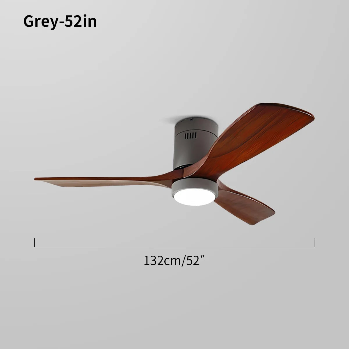 Deckenventilatorlampe im Mid-Century Modern Stil (Hugger)