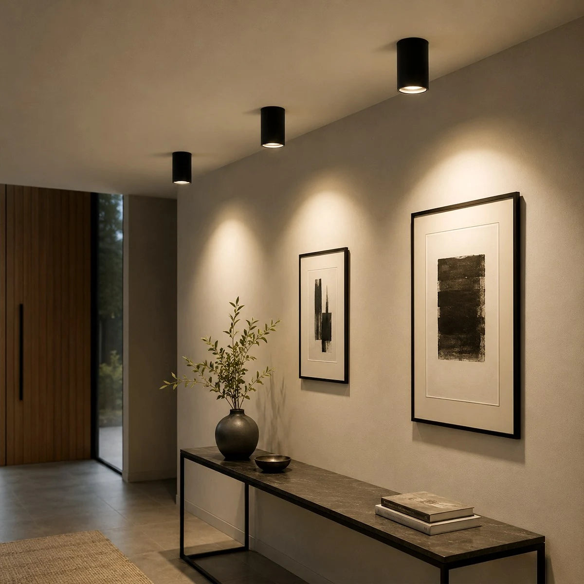 Zylindrische LED-Deckenleuchte
