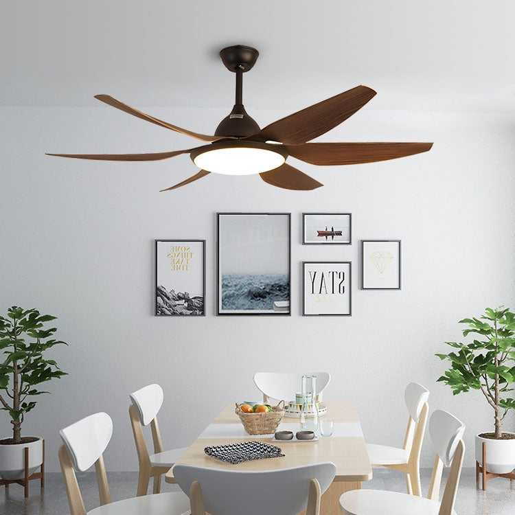 Reversible große Deckenleuchte mit Ventilator