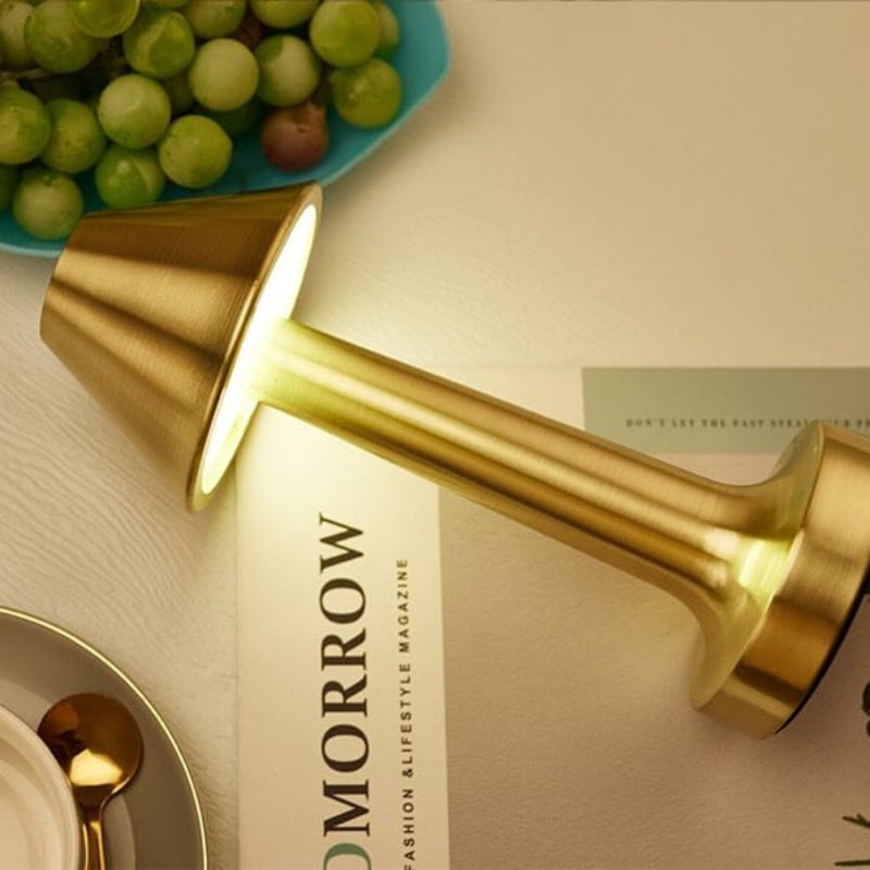 Dreieck Pilz Cocktail Tischlampe