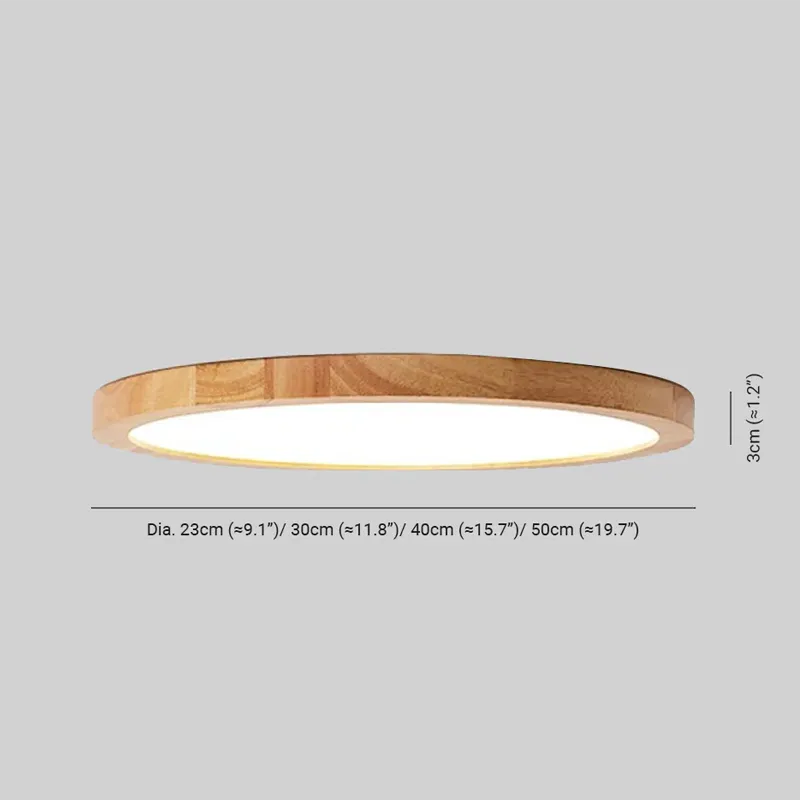 Zenno Wabi-sabi Modern Round Ceiling Light