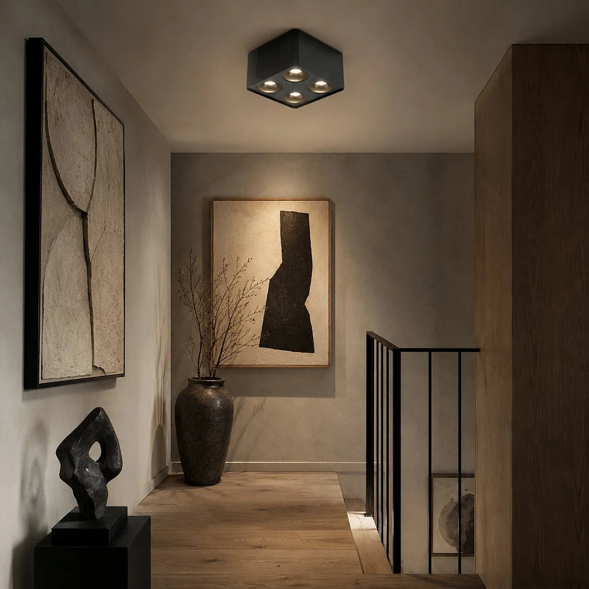 Quadratischer kardanischer Downlight