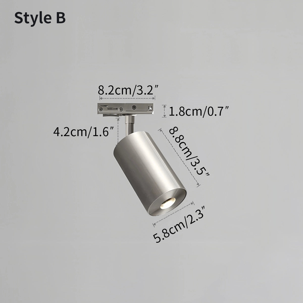 Bauhaus Surface Mounted LED Track Light