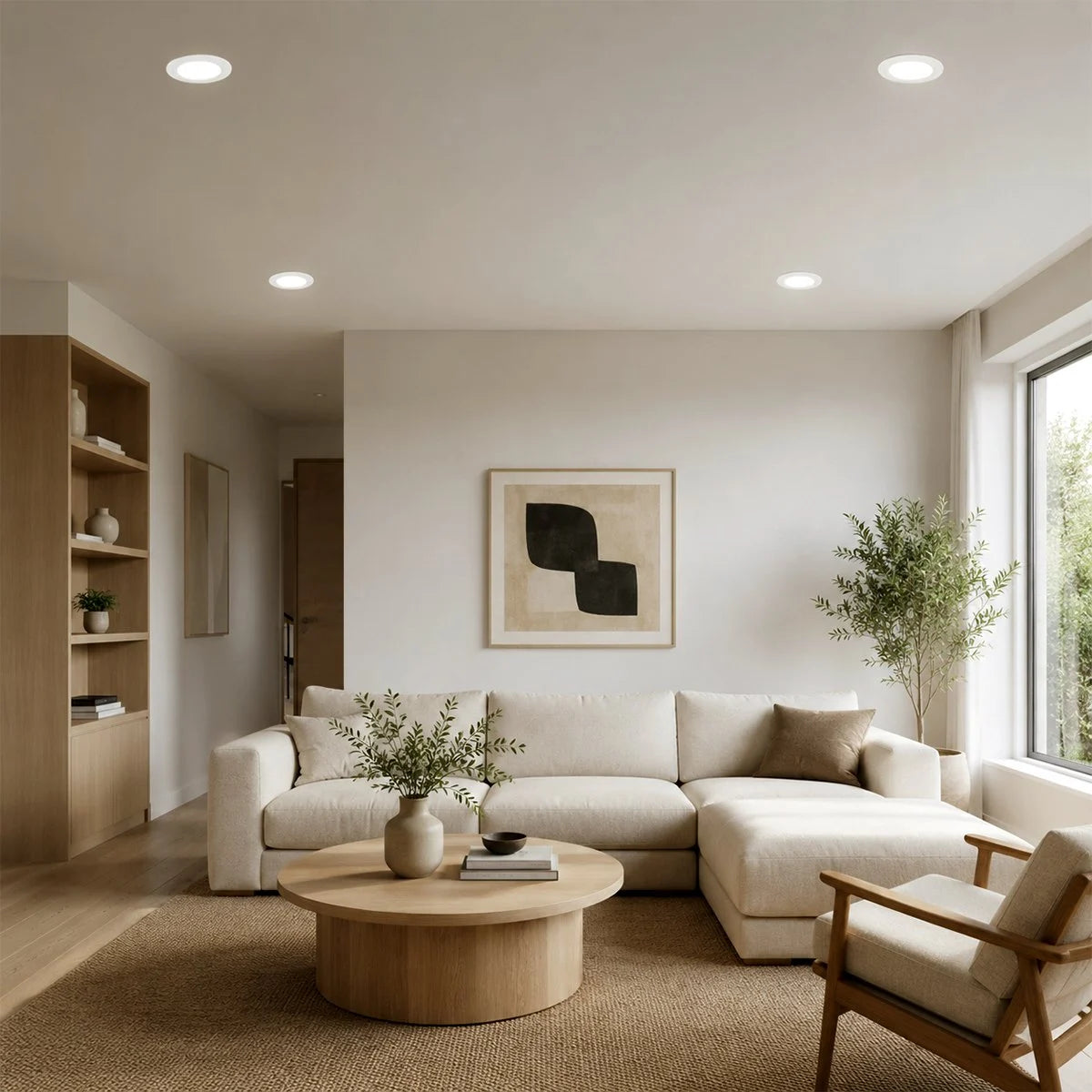 Ultraflaches LED-Einbau-Downlight
