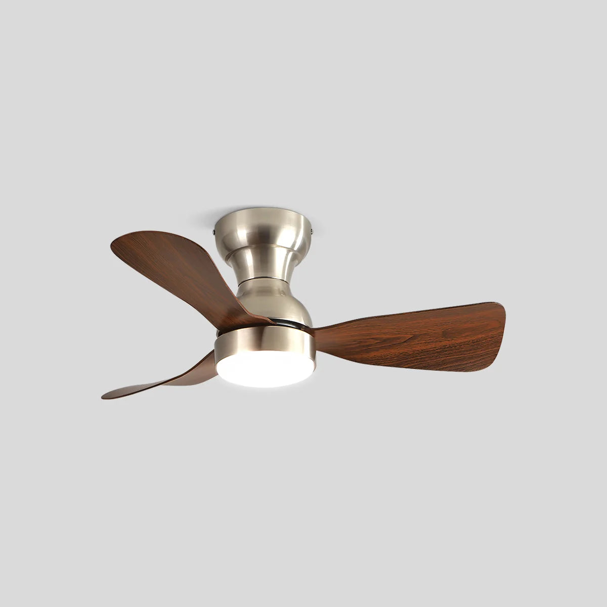 Kleine Deckenventilatorlampe für den Innenbereich mit Fernbedienung