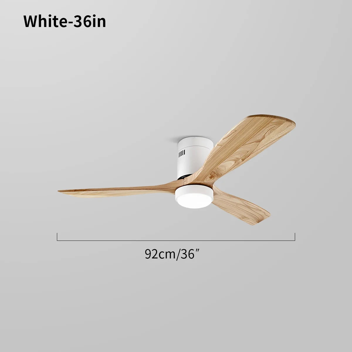 Deckenventilatorlampe im Mid-Century Modern Stil (Hugger)