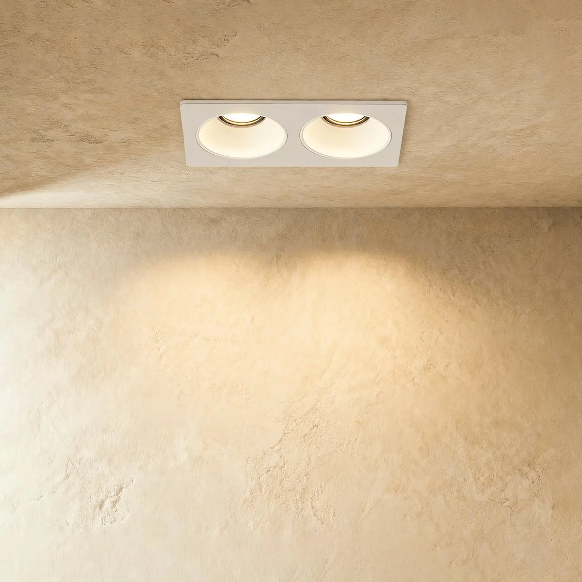 Einbaustrahler mit Doppelkopf