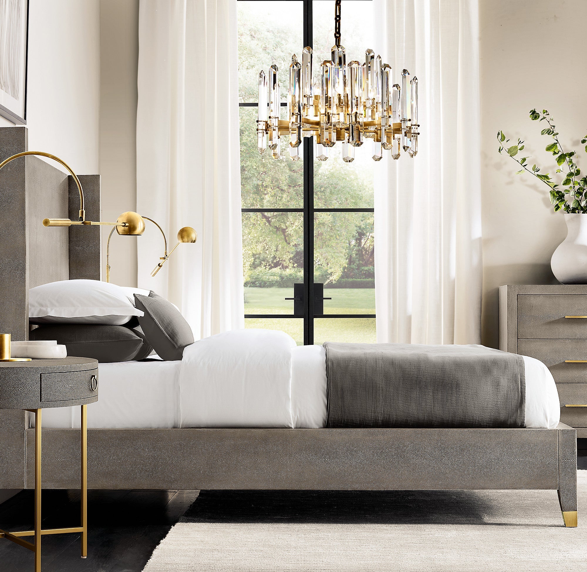 Crystal Prism Round Chandelier - Bonnington