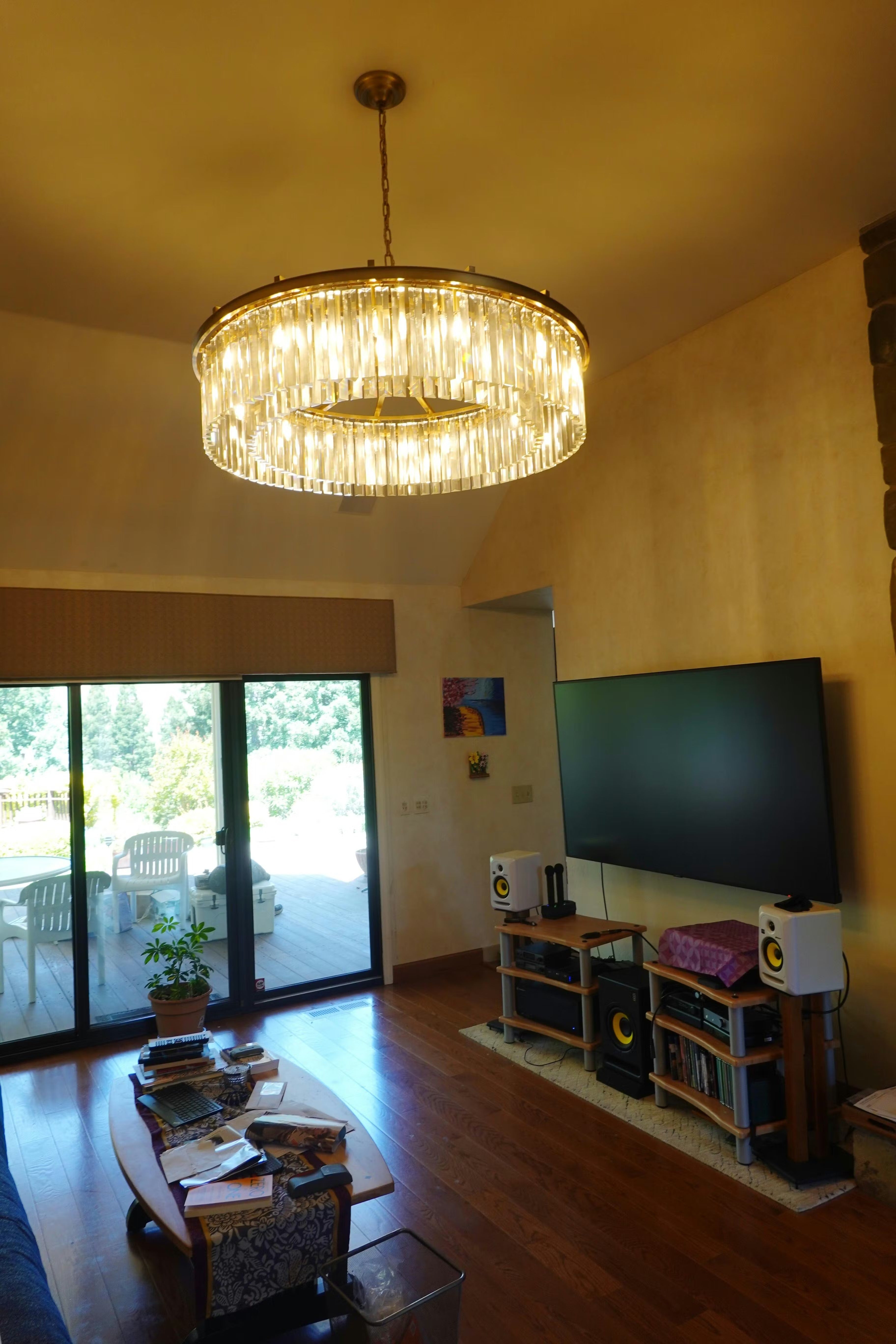Crystal Prism Round Chandelier - Rhys