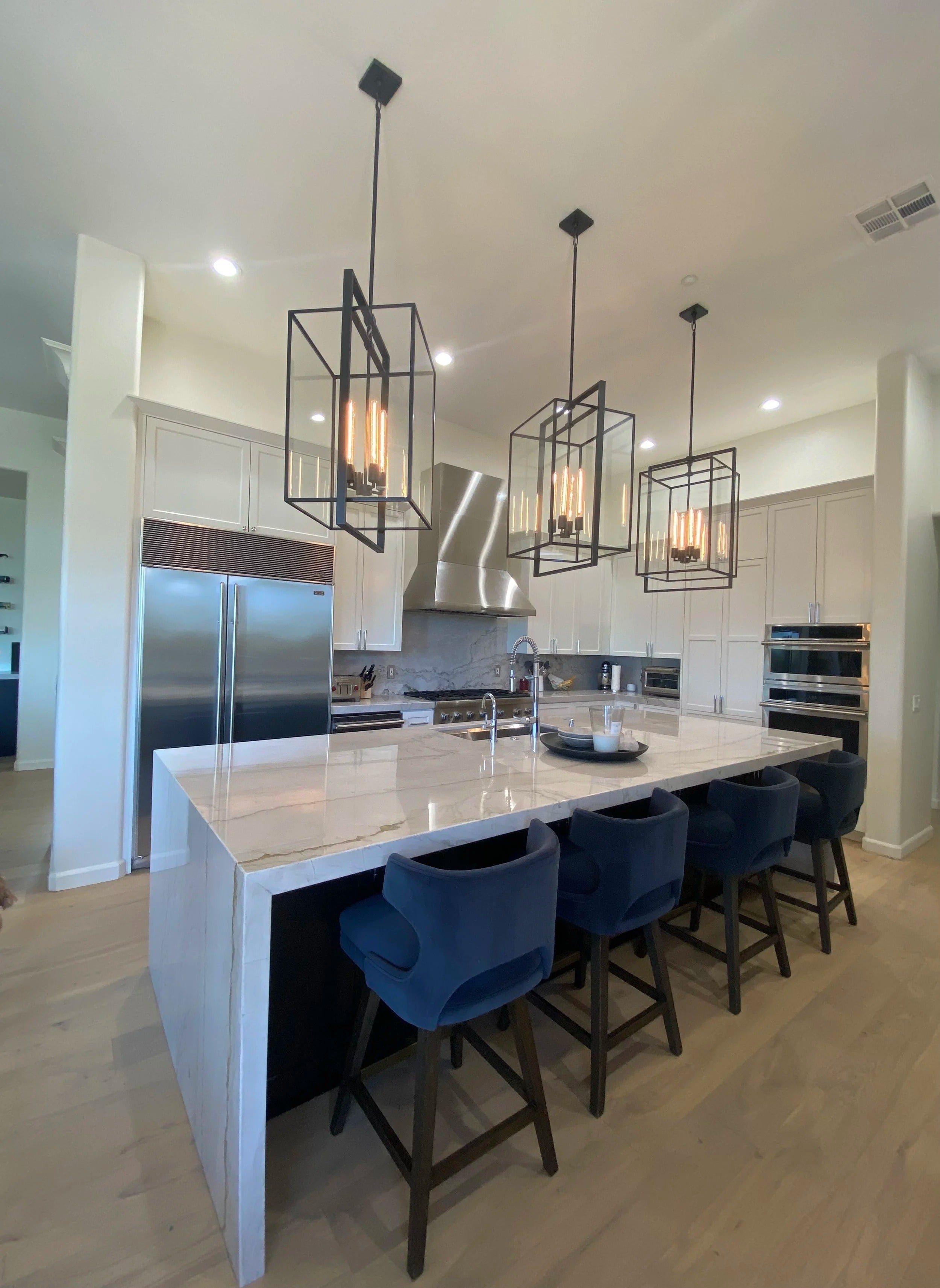 Glass Lantern Pendant Light - Beckman