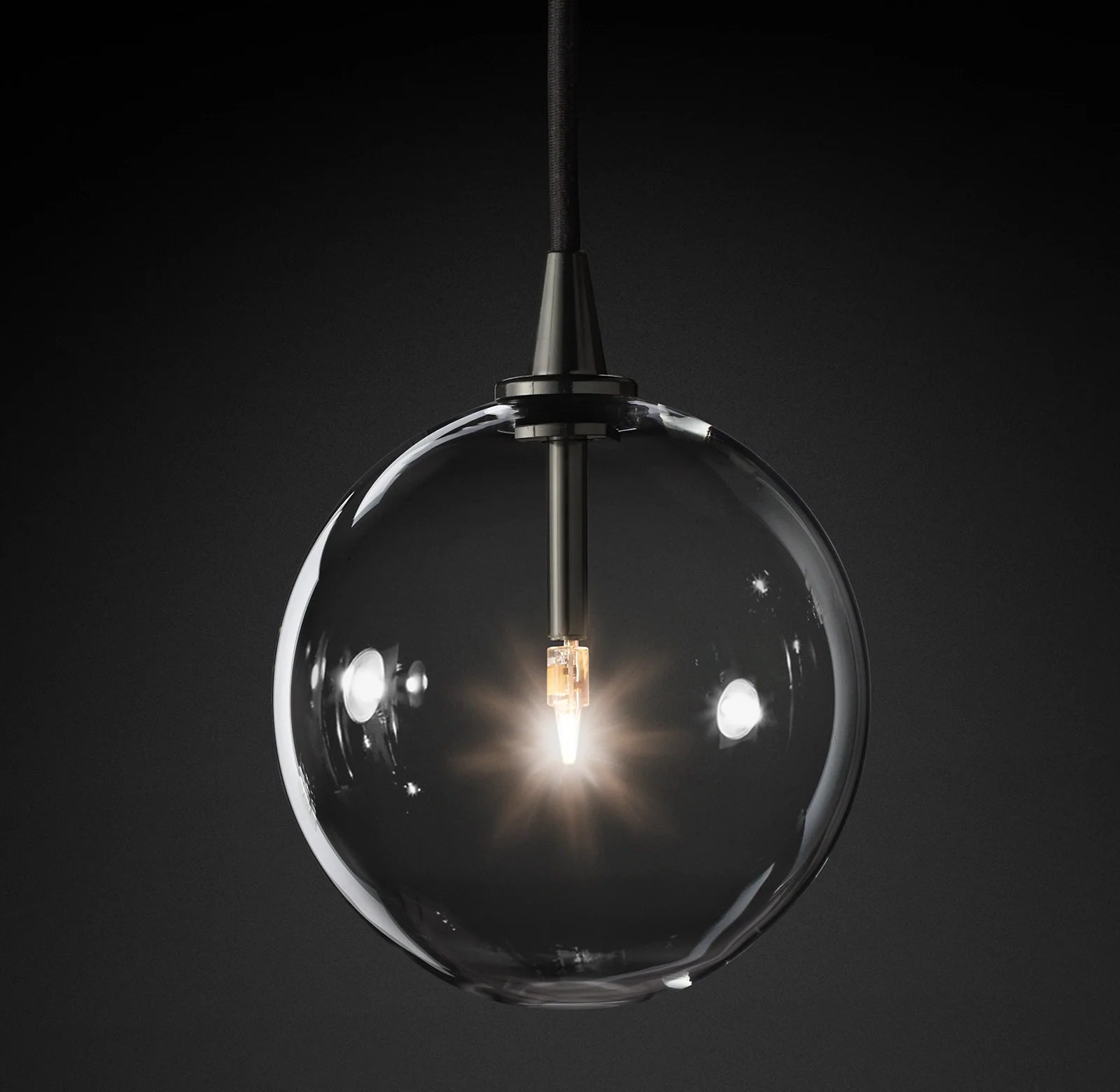 6 Inch Blown Glass Globe Pendant Light - Mobile