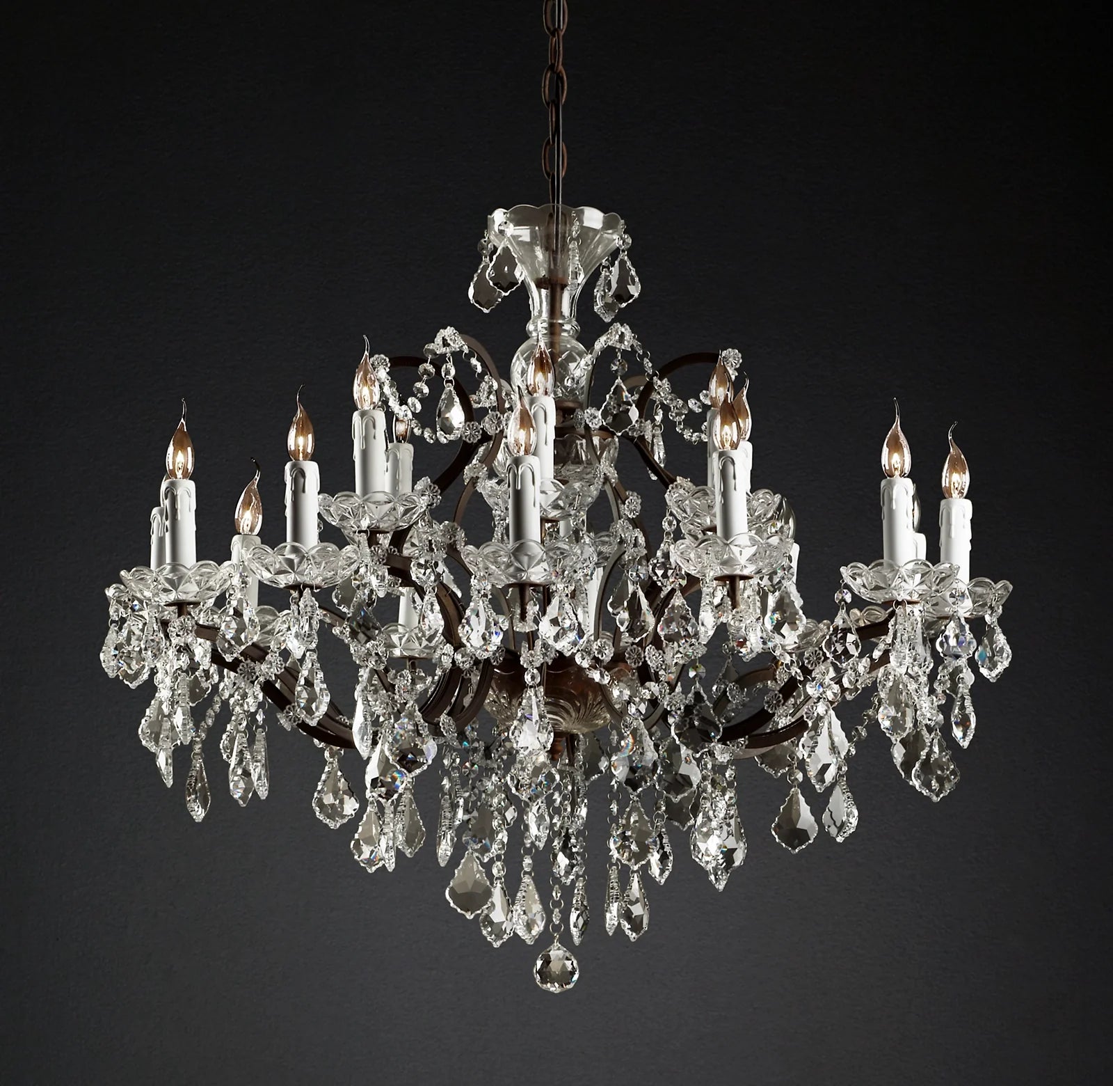 Candelabra Crystal Chandelier - Rococo