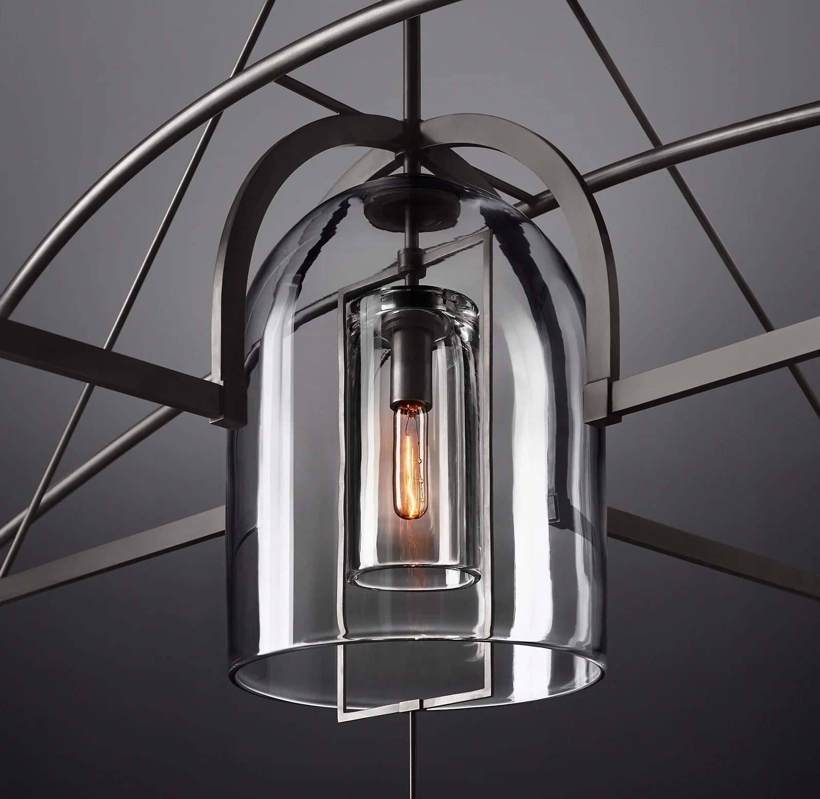 Bell Glass Chandelier - Fulcrum