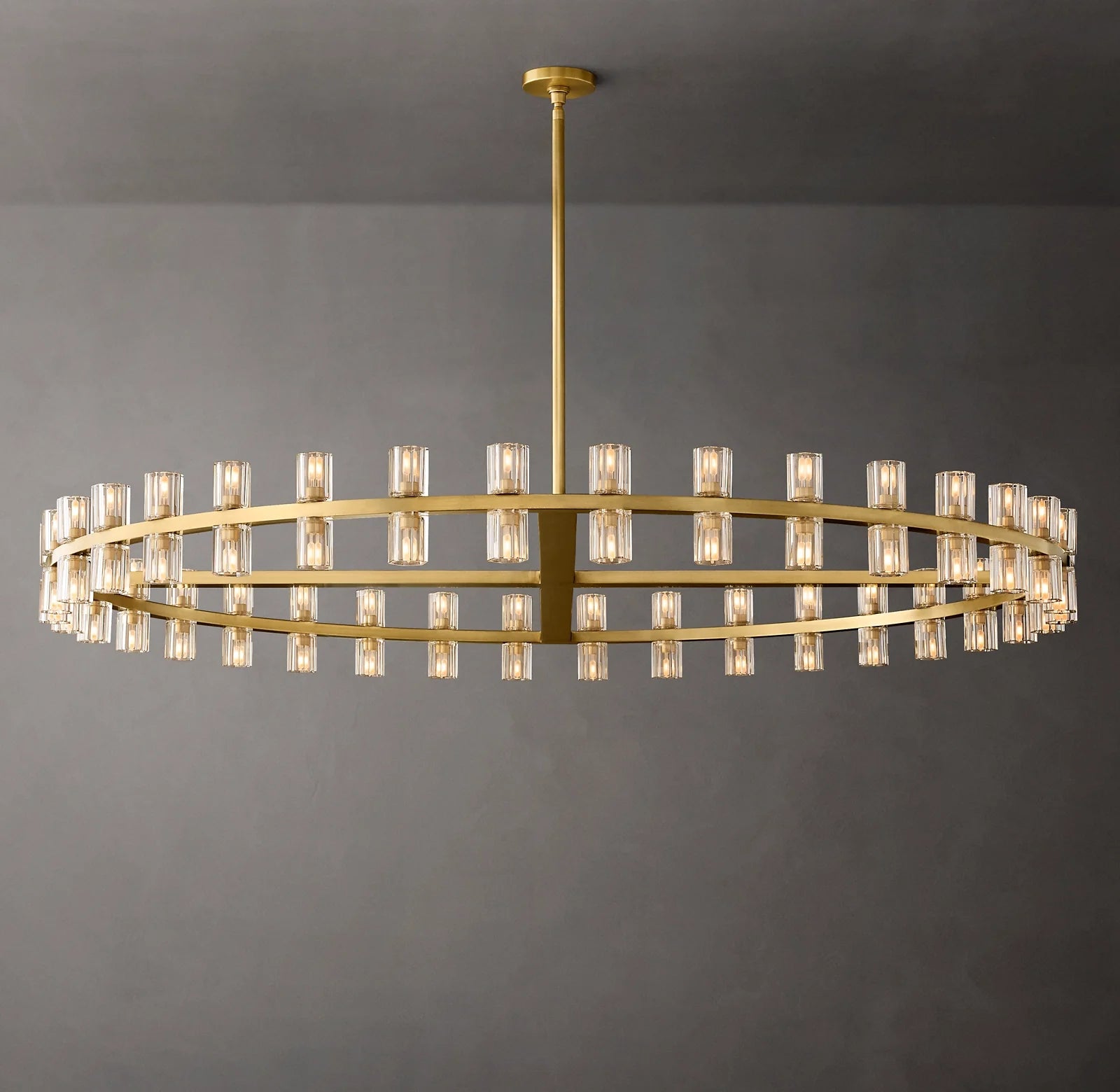 Hexagonal Crystal Round Chandelier – Arcachon