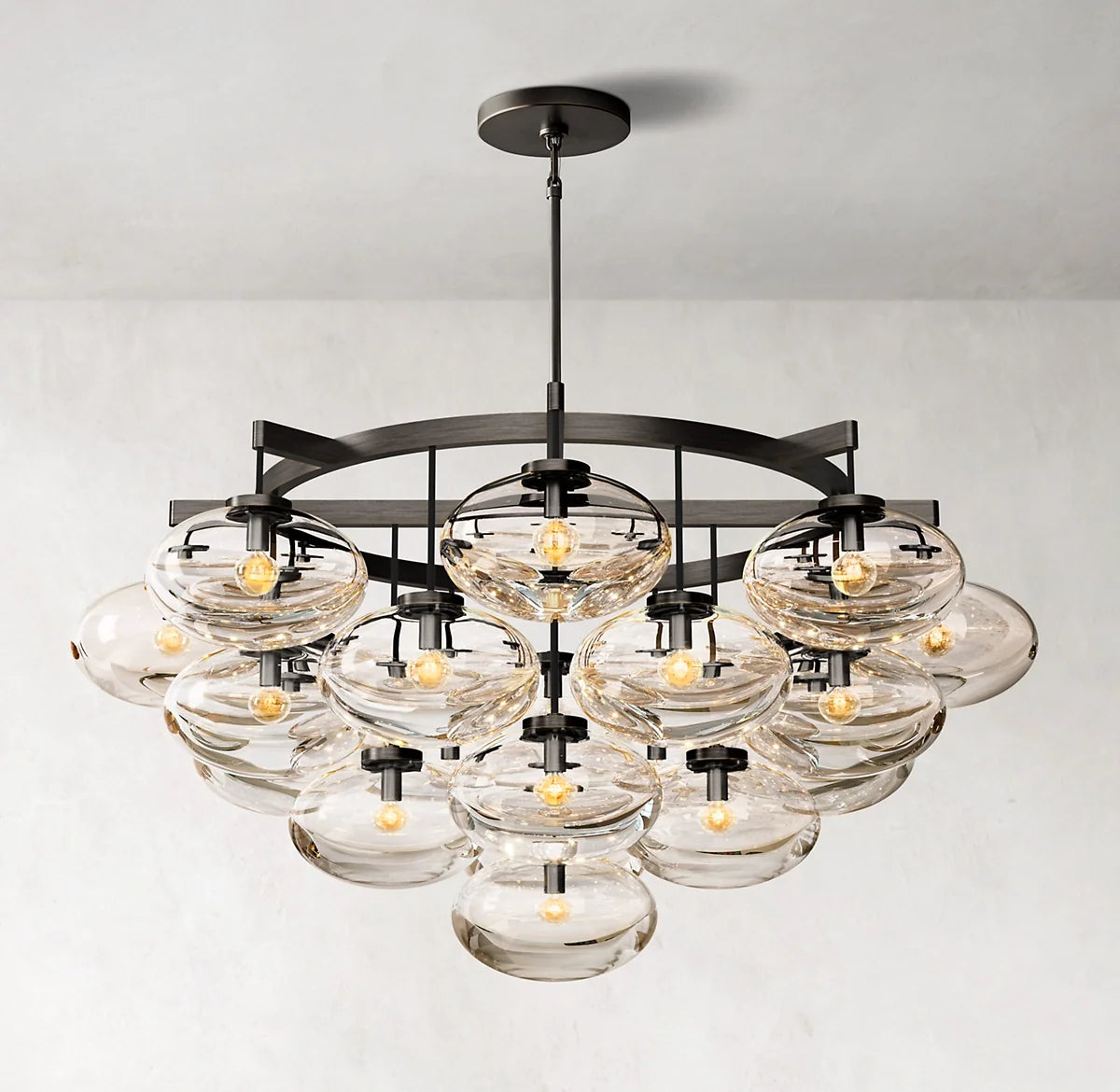 Globe Glass Cluster Chandelier - Cabrette