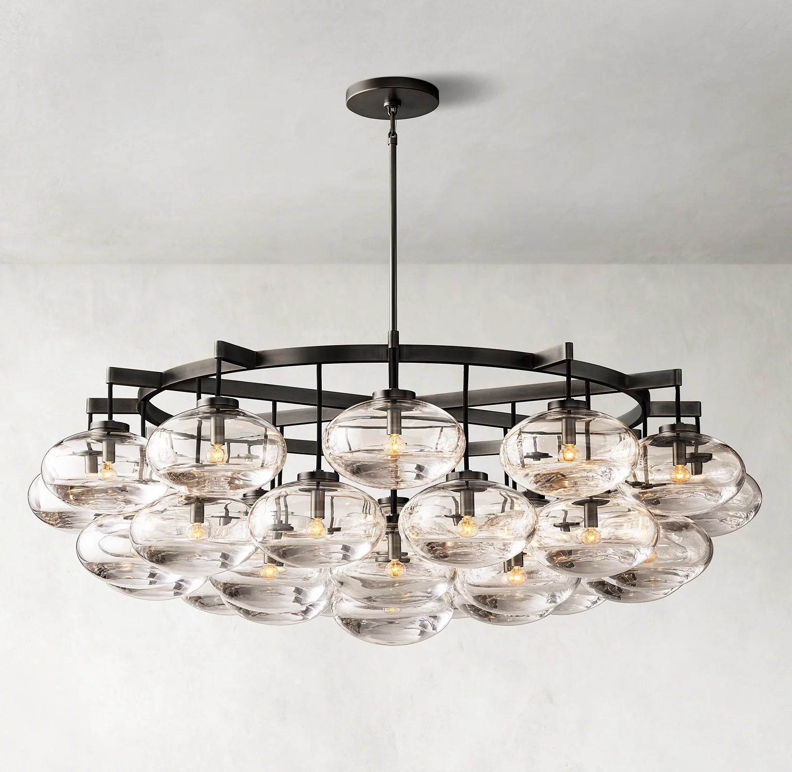 Globe Glass Cluster Chandelier - Cabrette