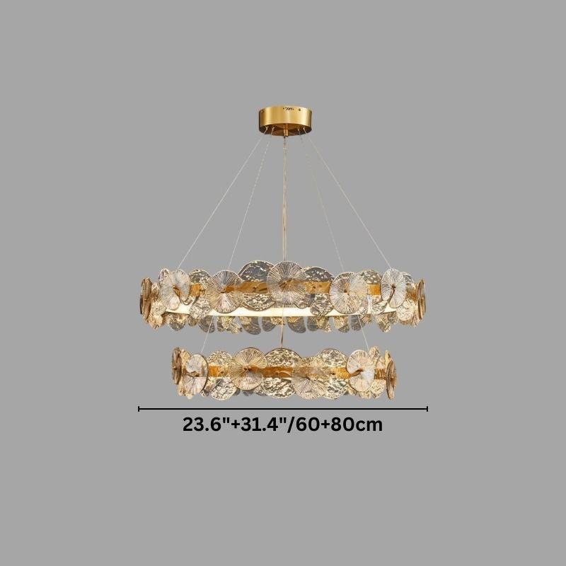 Halo Glas-Kronleuchter
