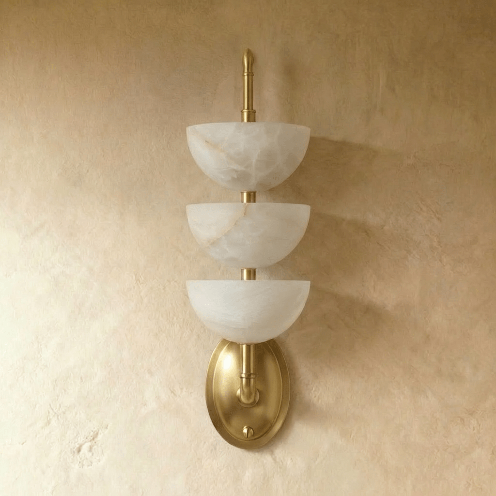 Aurelia Marmor Wandleuchte mit Etagen