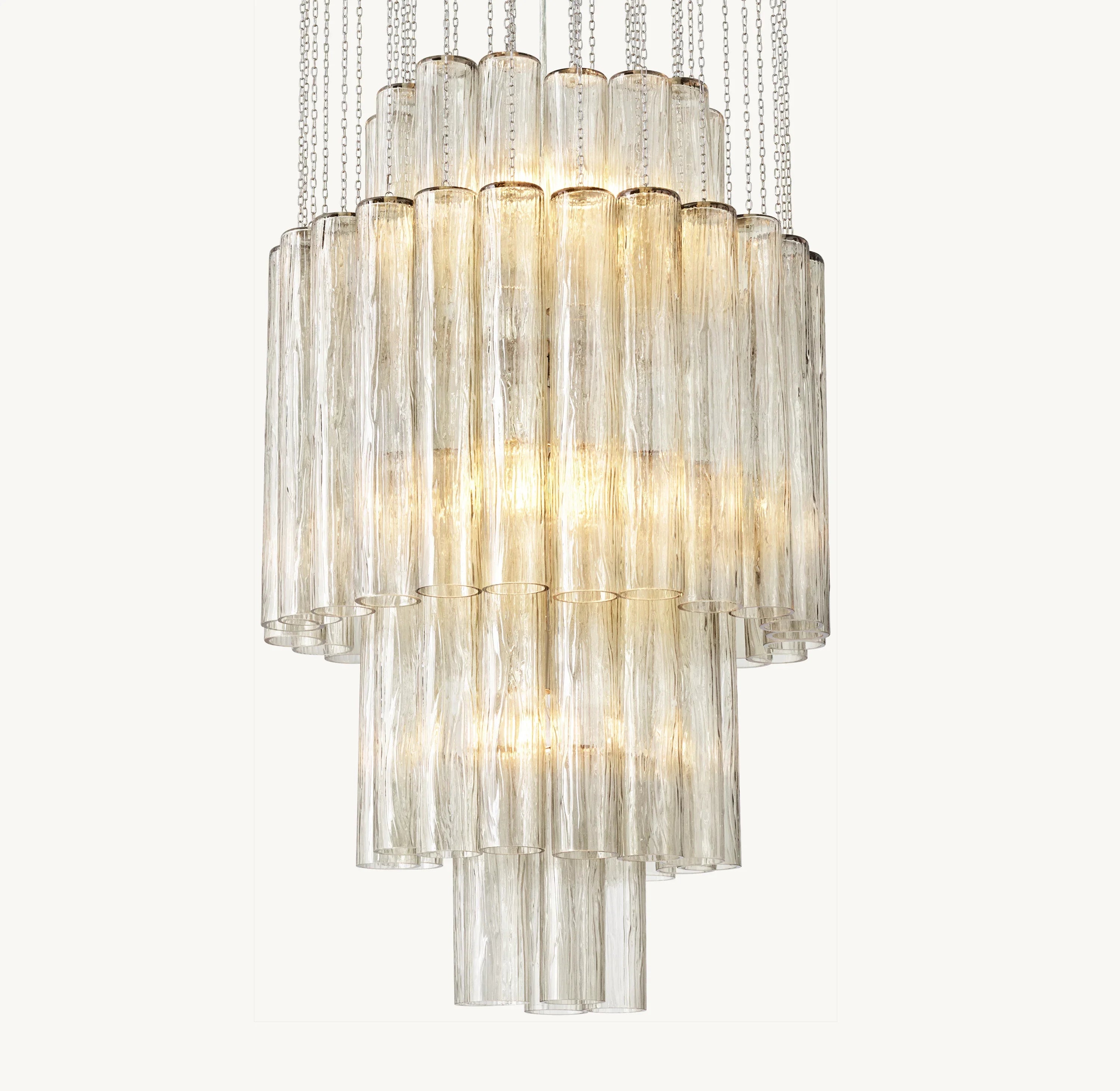 Tronchi Murano Glass Tiered Chandelier - Serenella
