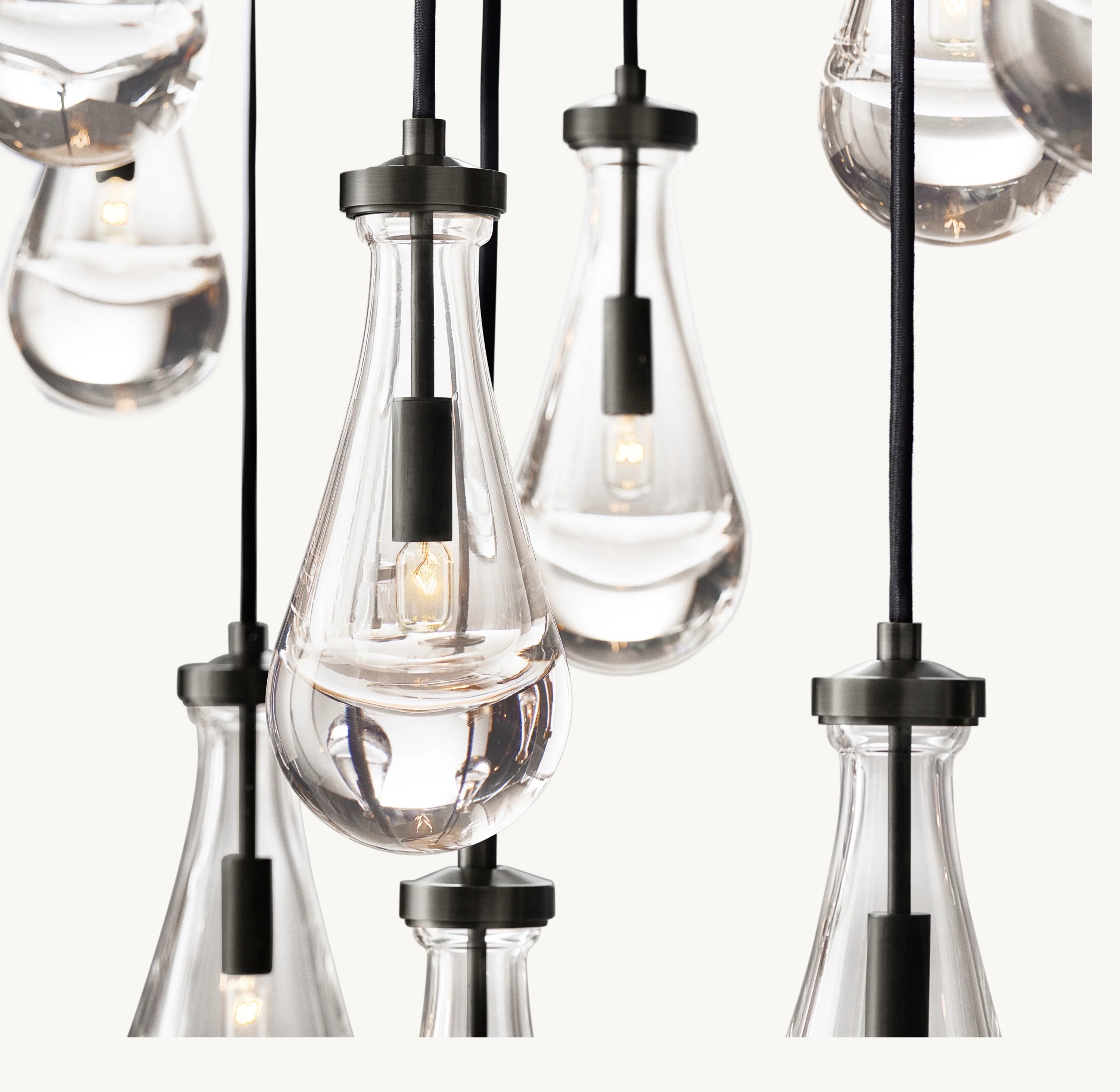 Raindrop Linear Chandelier – Ava