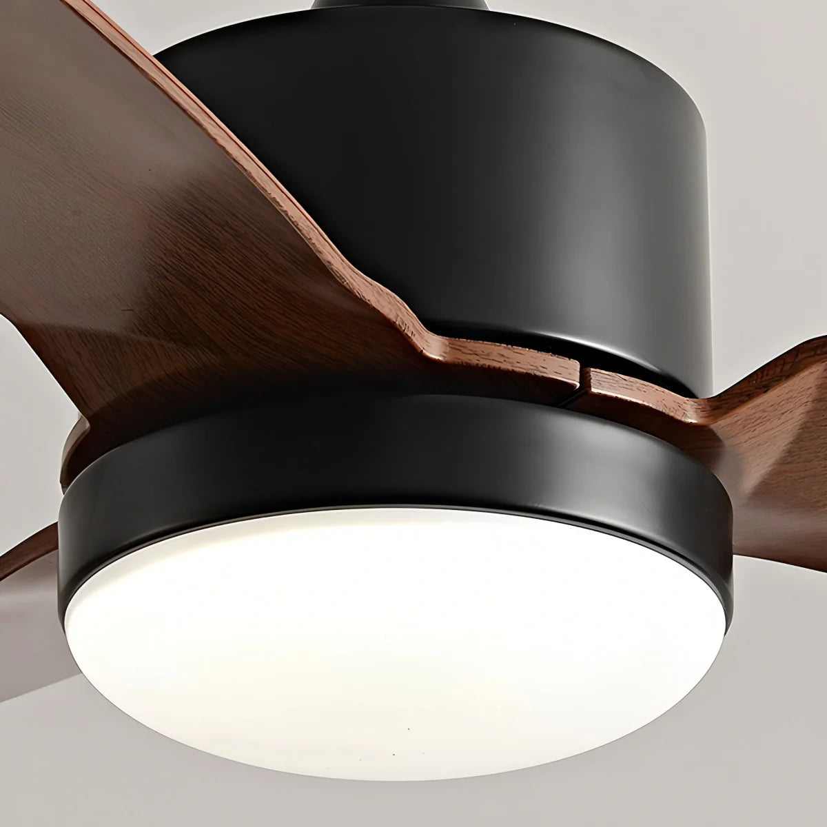 3-Blatt-Deckenventilator mit Licht für Schlafzimmer