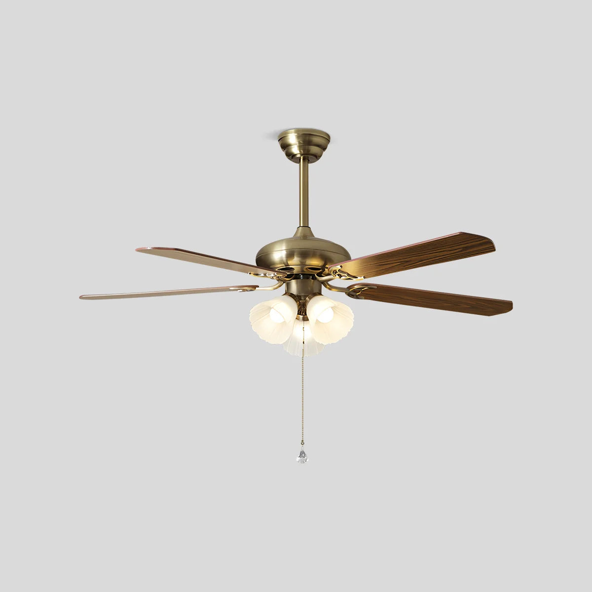Amerikanische Retro Deckenventilatorlampe für Esszimmer