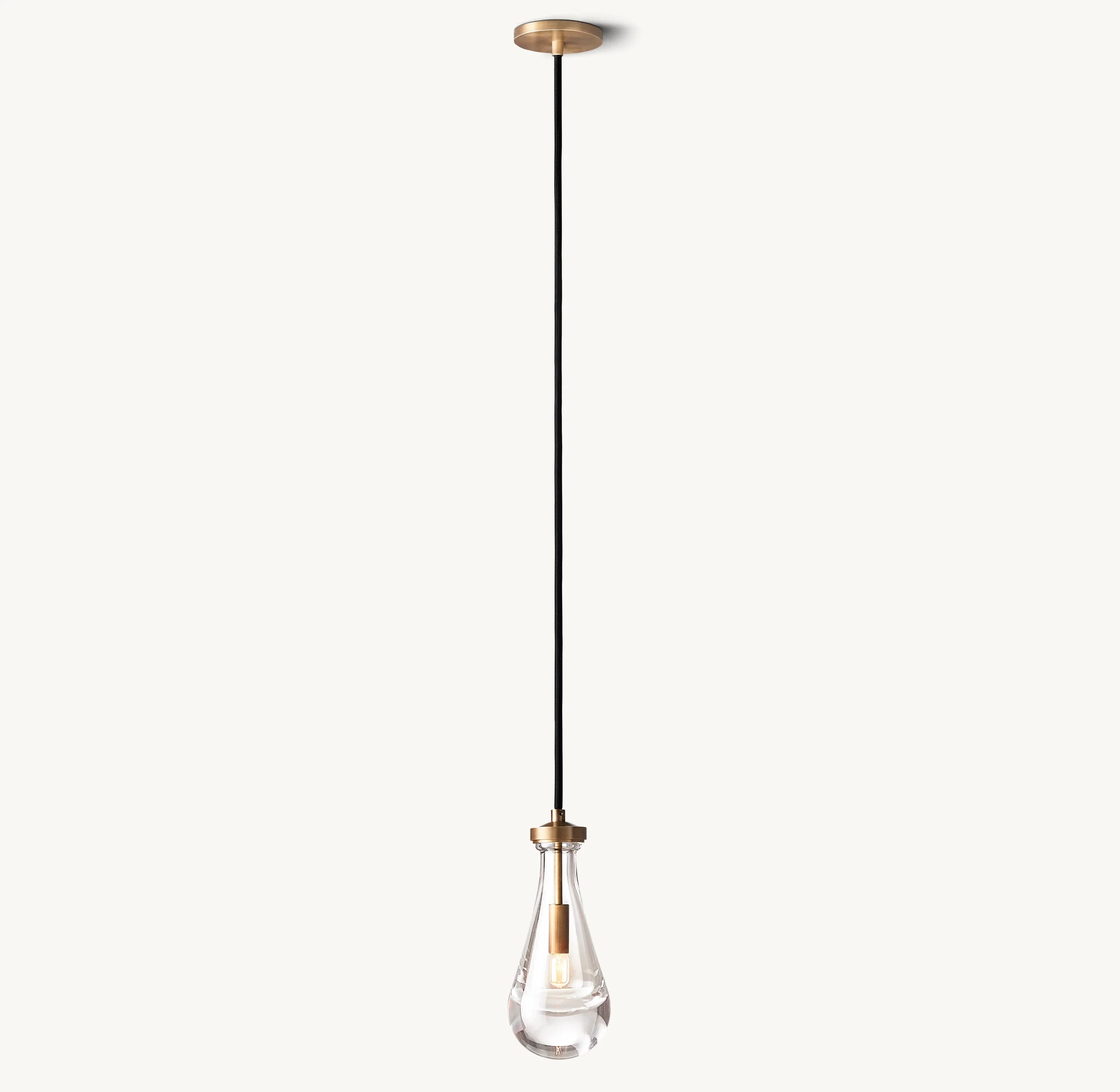 Raindrop Glass Pendant Light – Ava