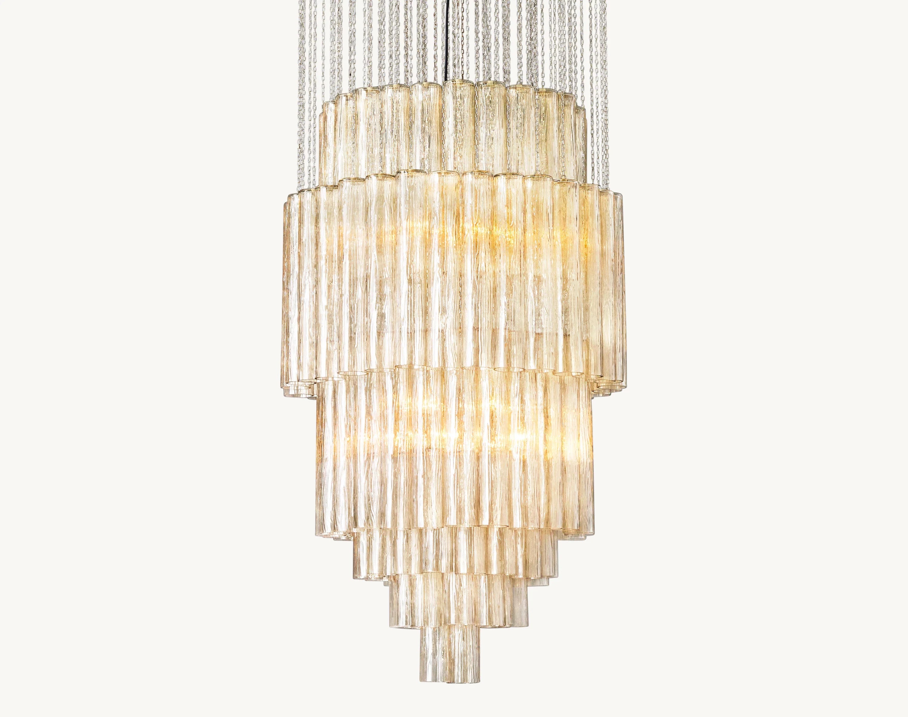 Tronchi Murano Glass Tiered Chandelier - Serenella