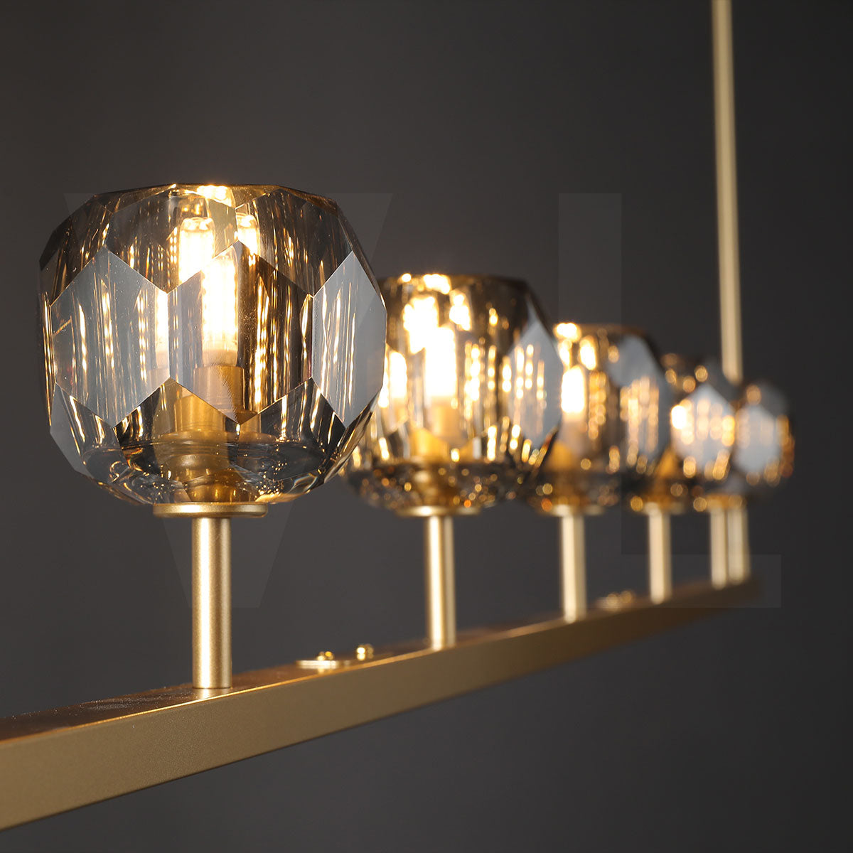 Crystal Linear Chandelier – Boule