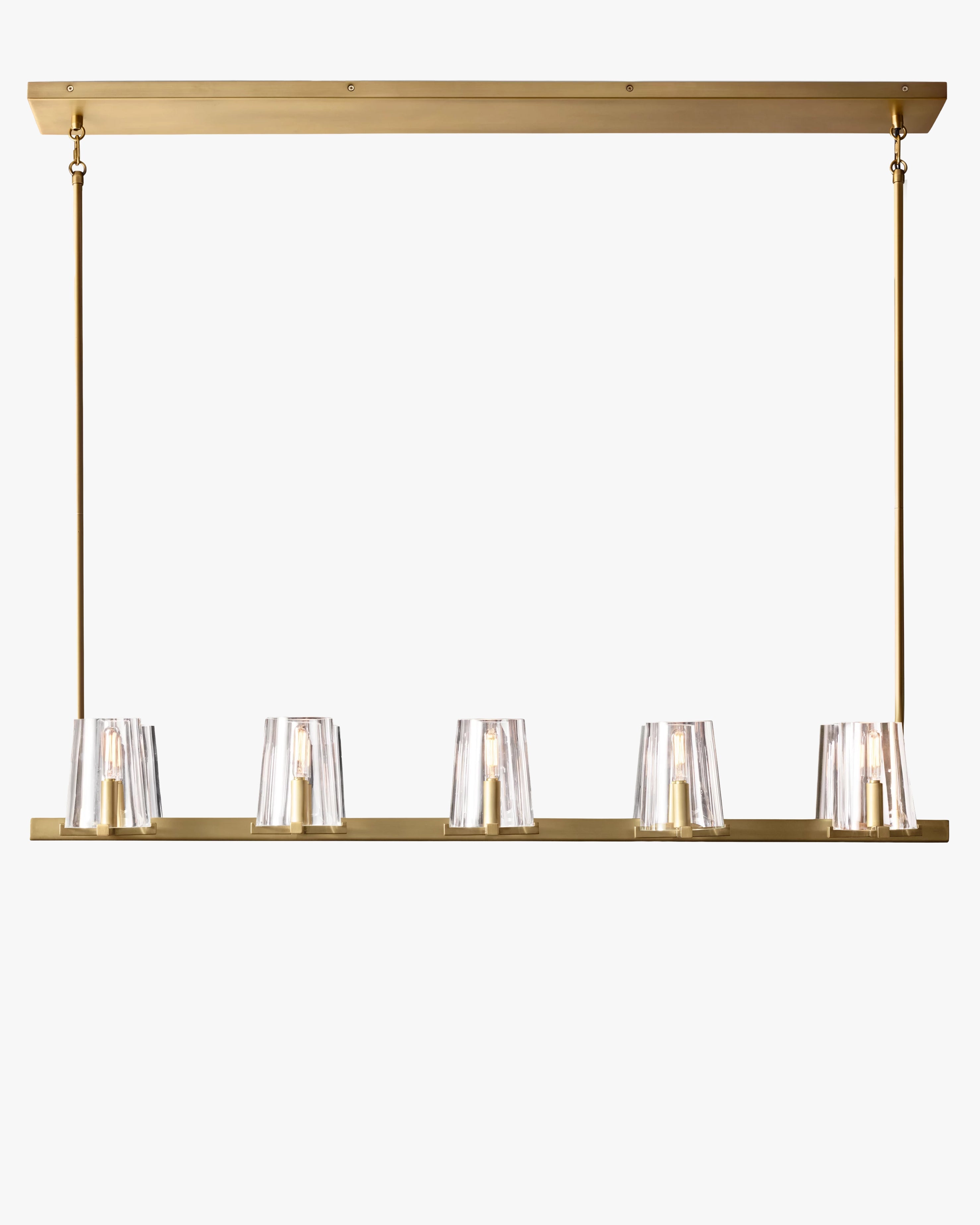 Hurricane Candle Linear Chandelier - Pauillac