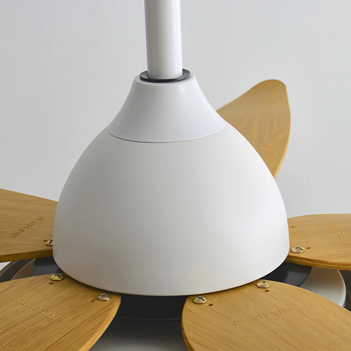 5-flügelige, moderne Deckenventilatorlampe