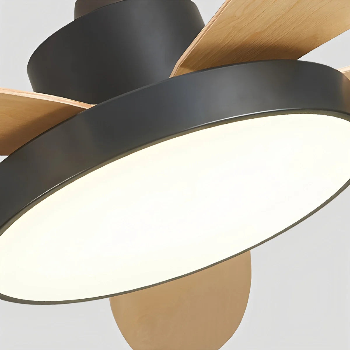 5-flammige moderne Deckenventilatorlampe für Wohnzimmer