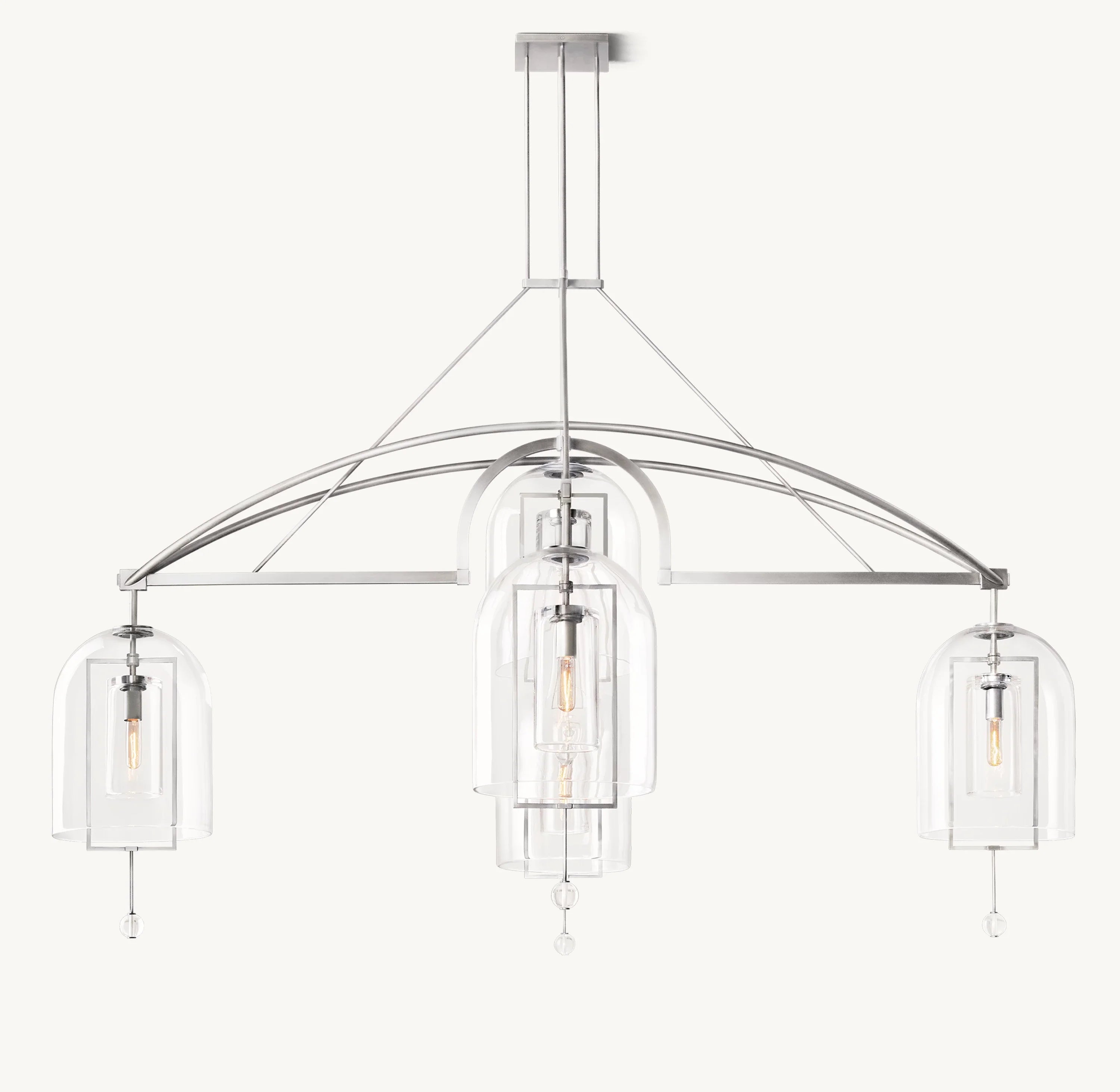 Bell Glass Chandelier - Fulcrum