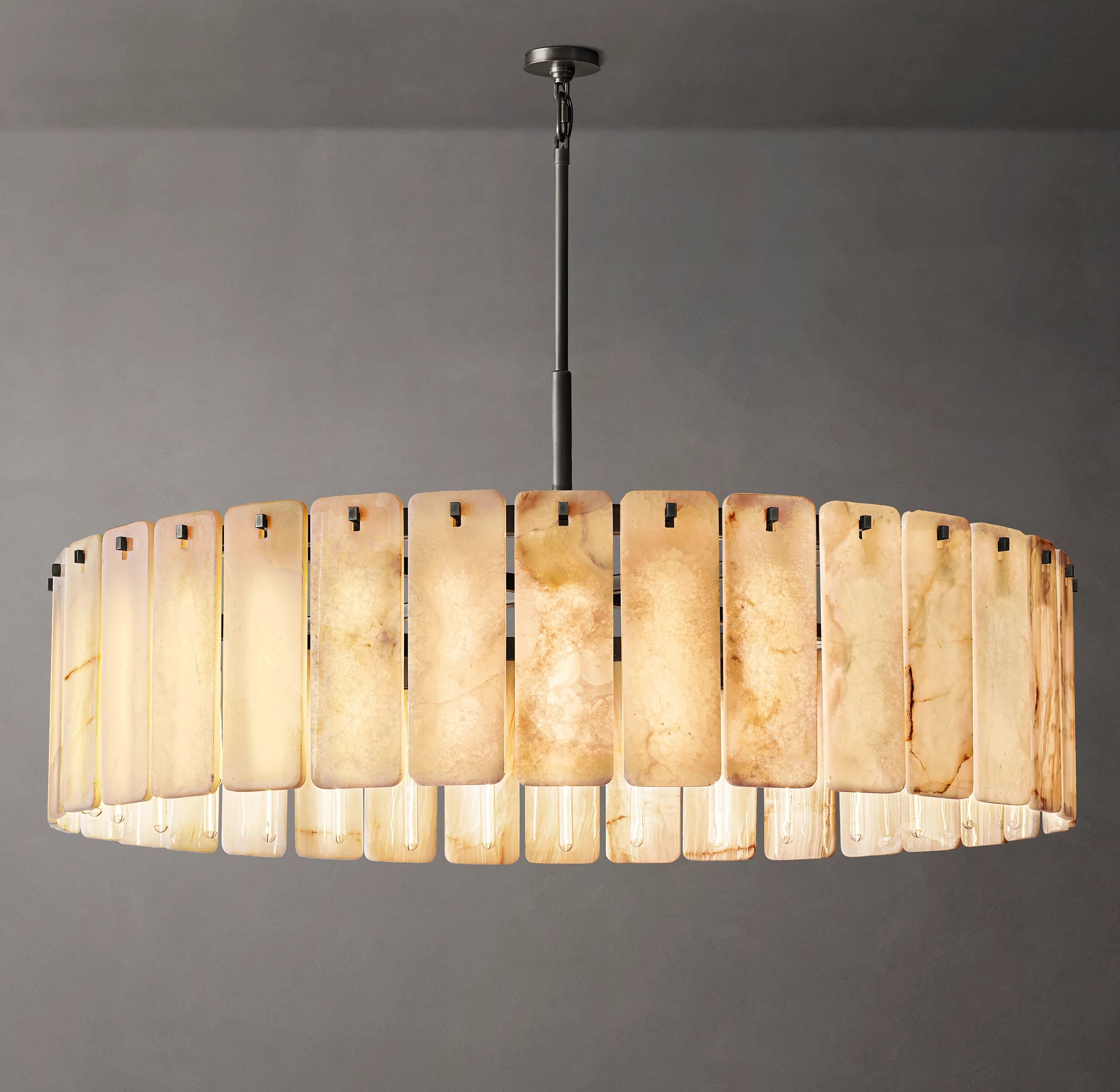 Alabaster Round Chandelier - Calamette